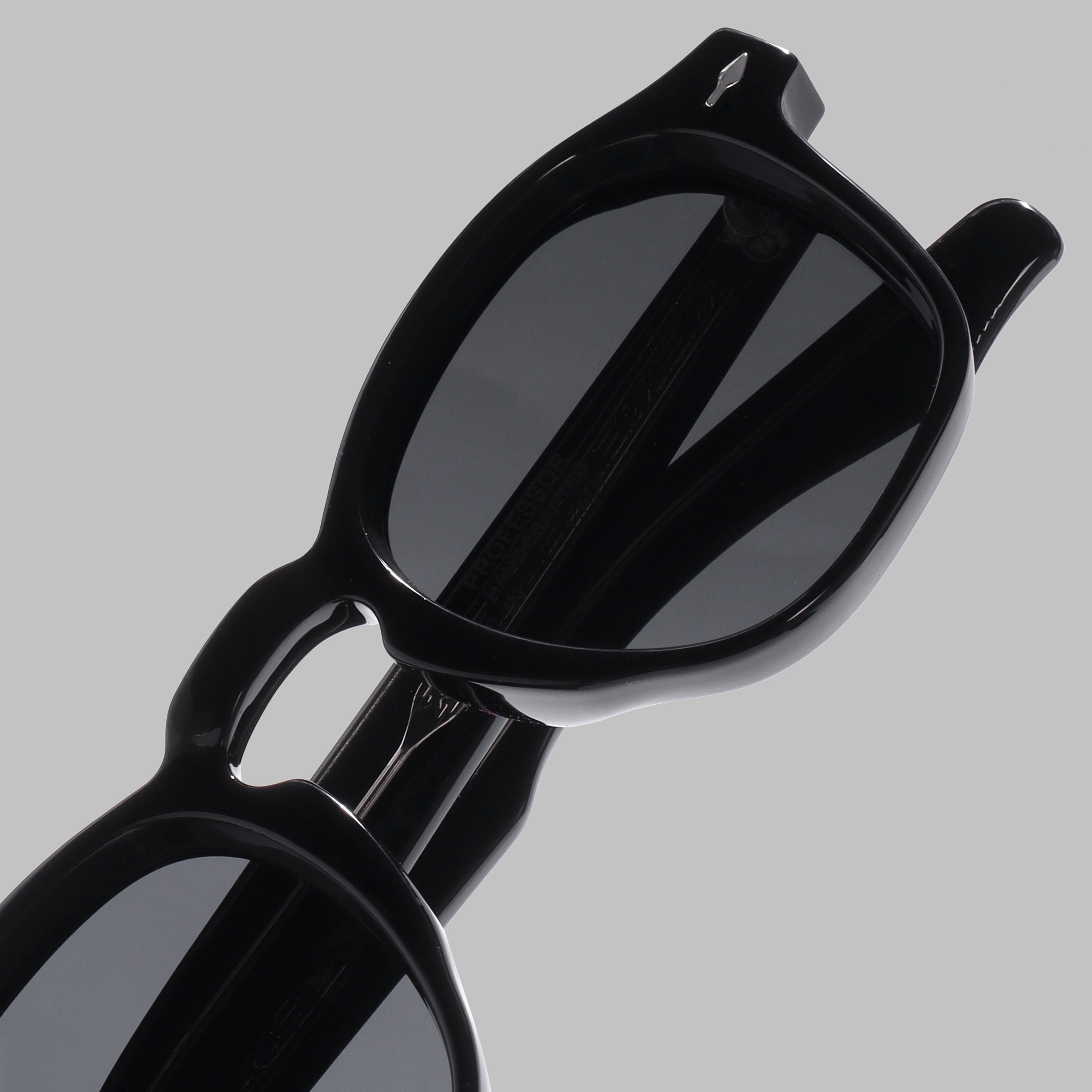Crownchi Professor Full Black Square Sunglasses