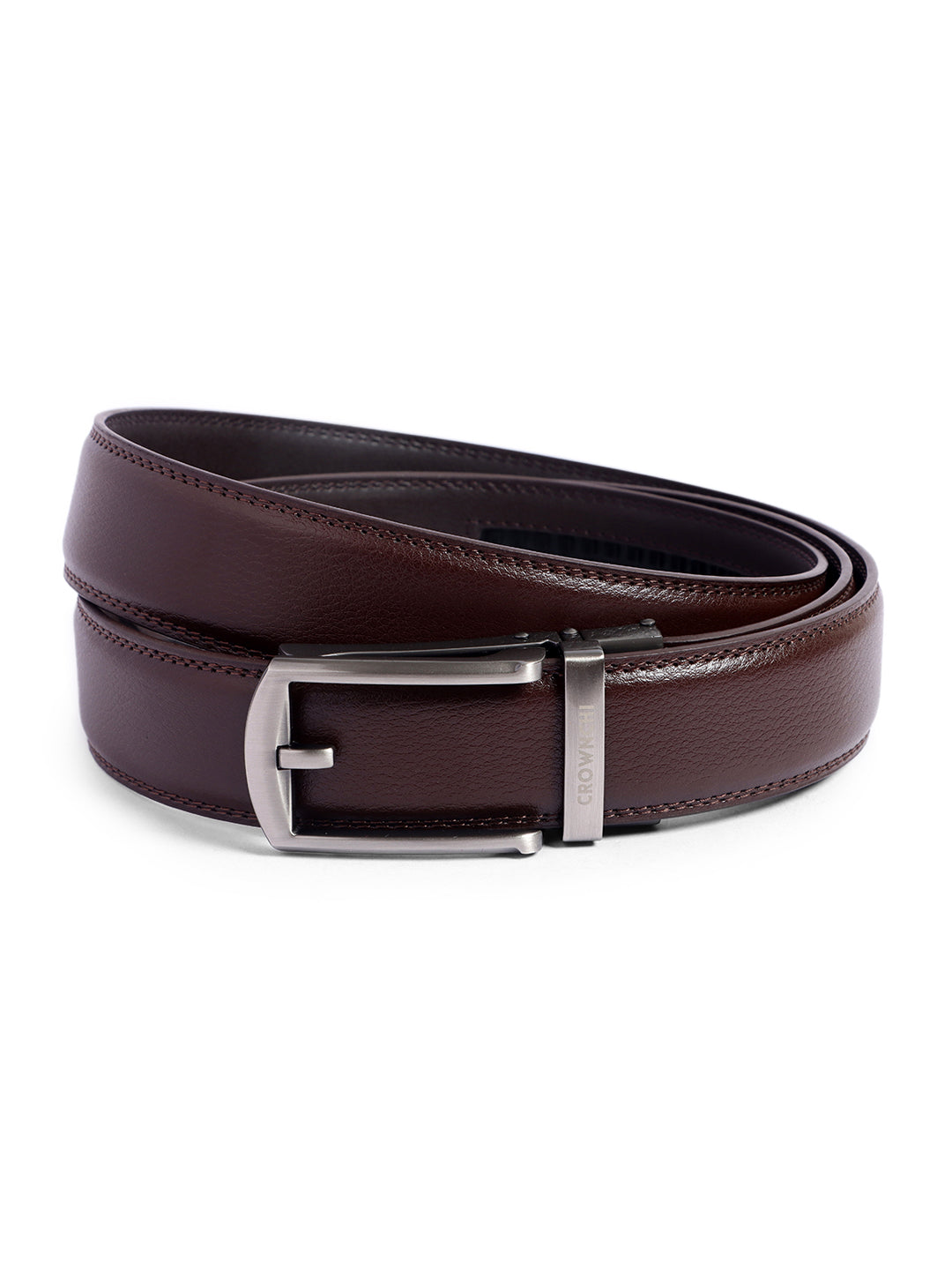 Manchester Gun Black Brown Premium Leather Belt for Men