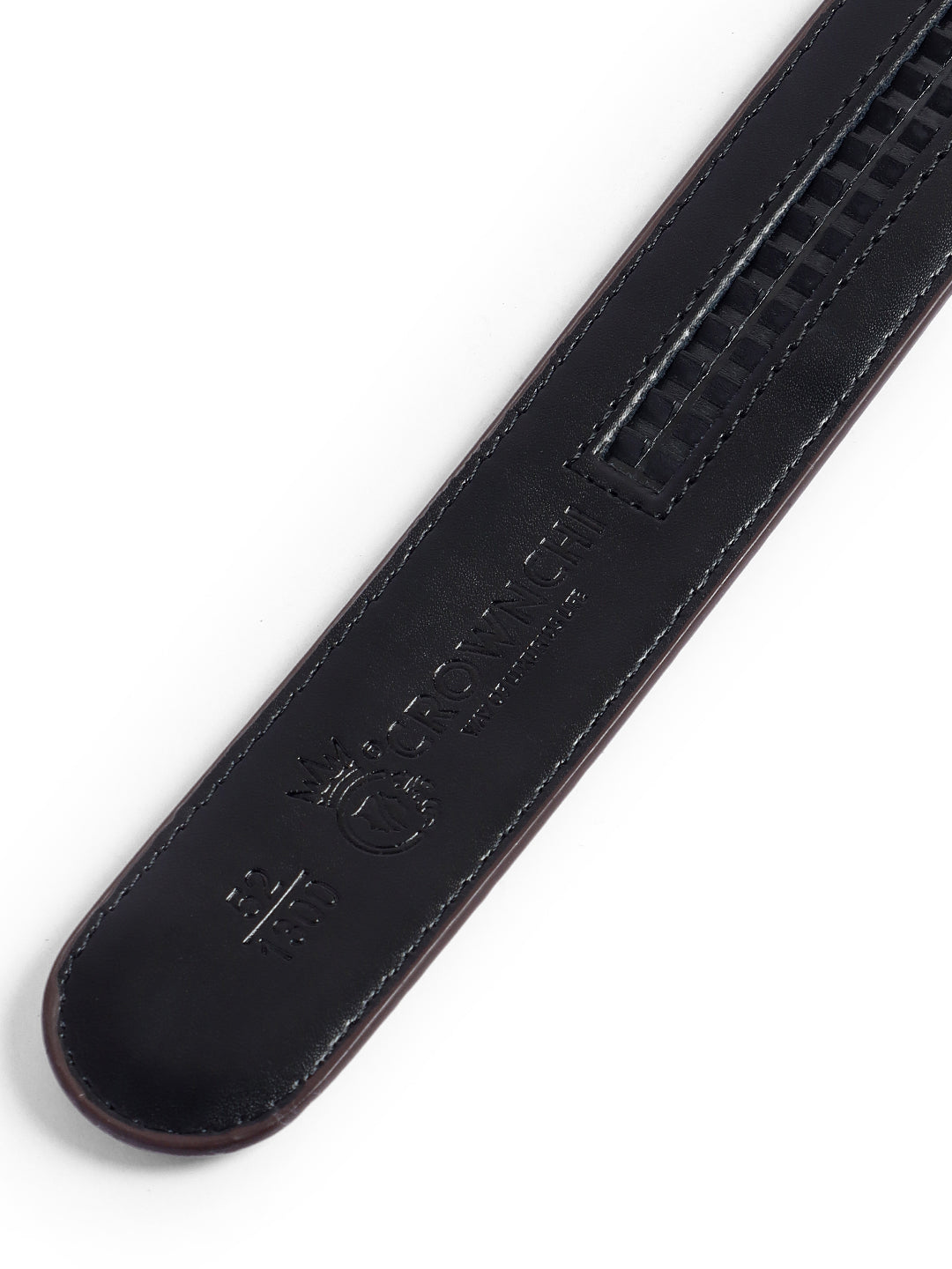 Melbourne Brown Croc-Texture Leather Belt for Men