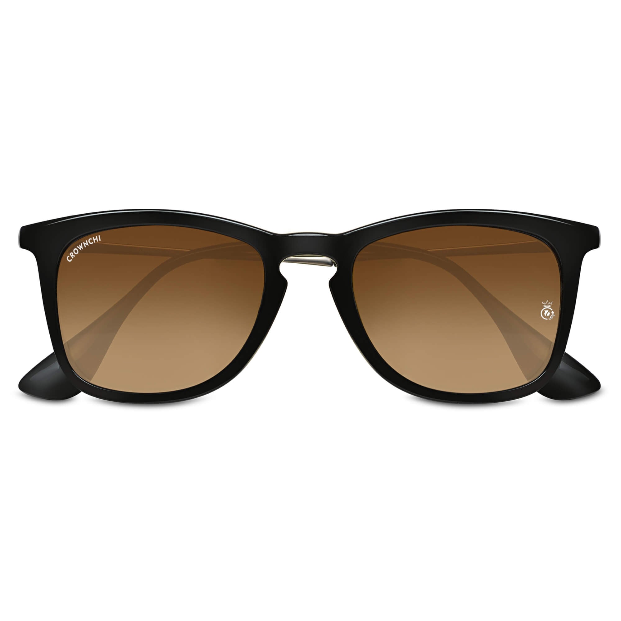 Sparrow Black Brown Gradient Square Edition Sunglasses