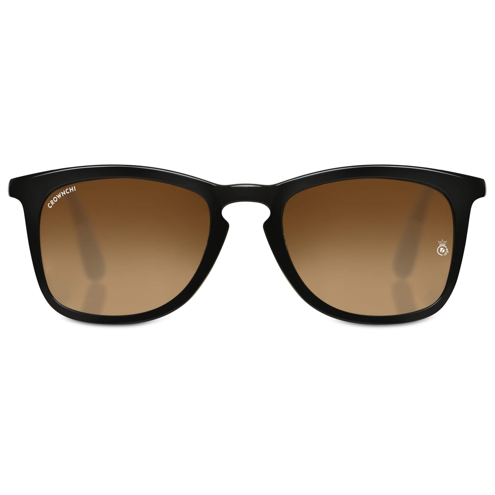 Sparrow Black Brown Gradient Square Edition Sunglasses