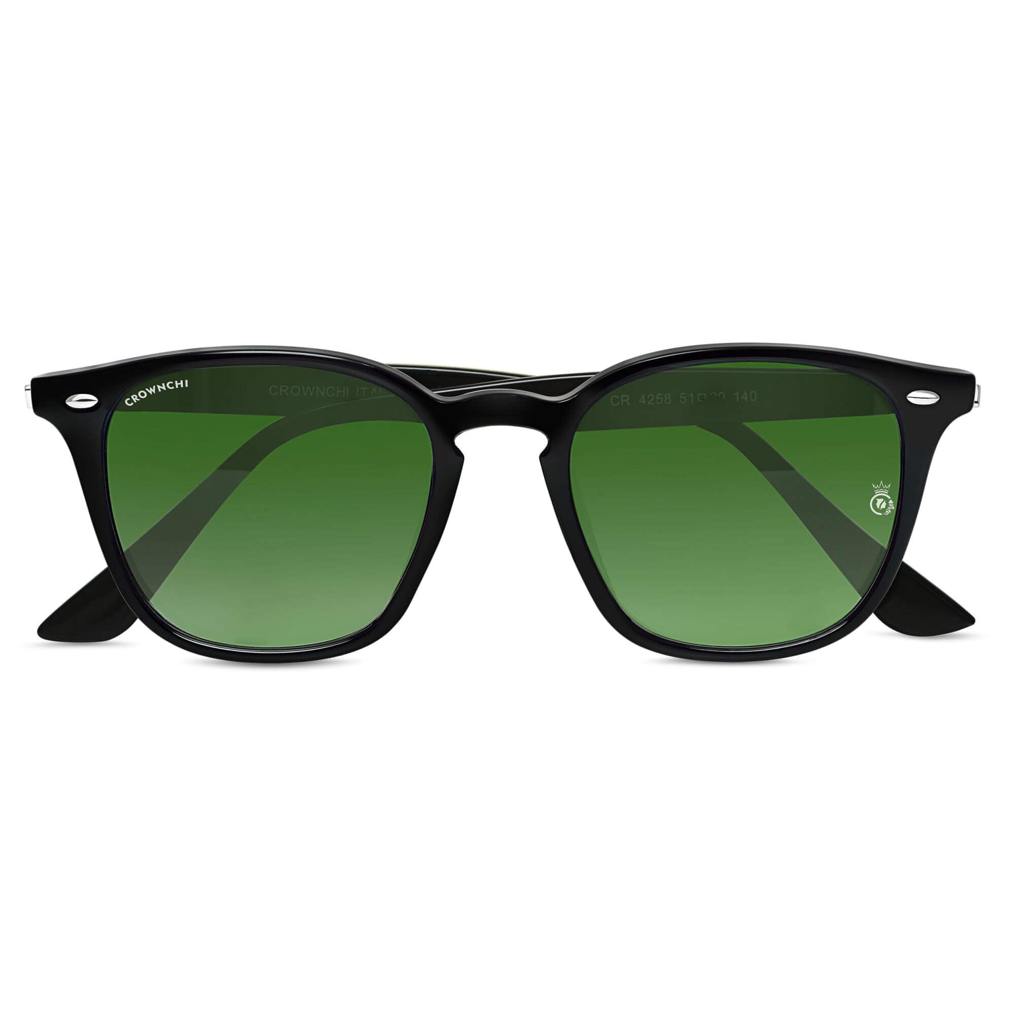 Asgard Black Green Square Edition Sunglasses