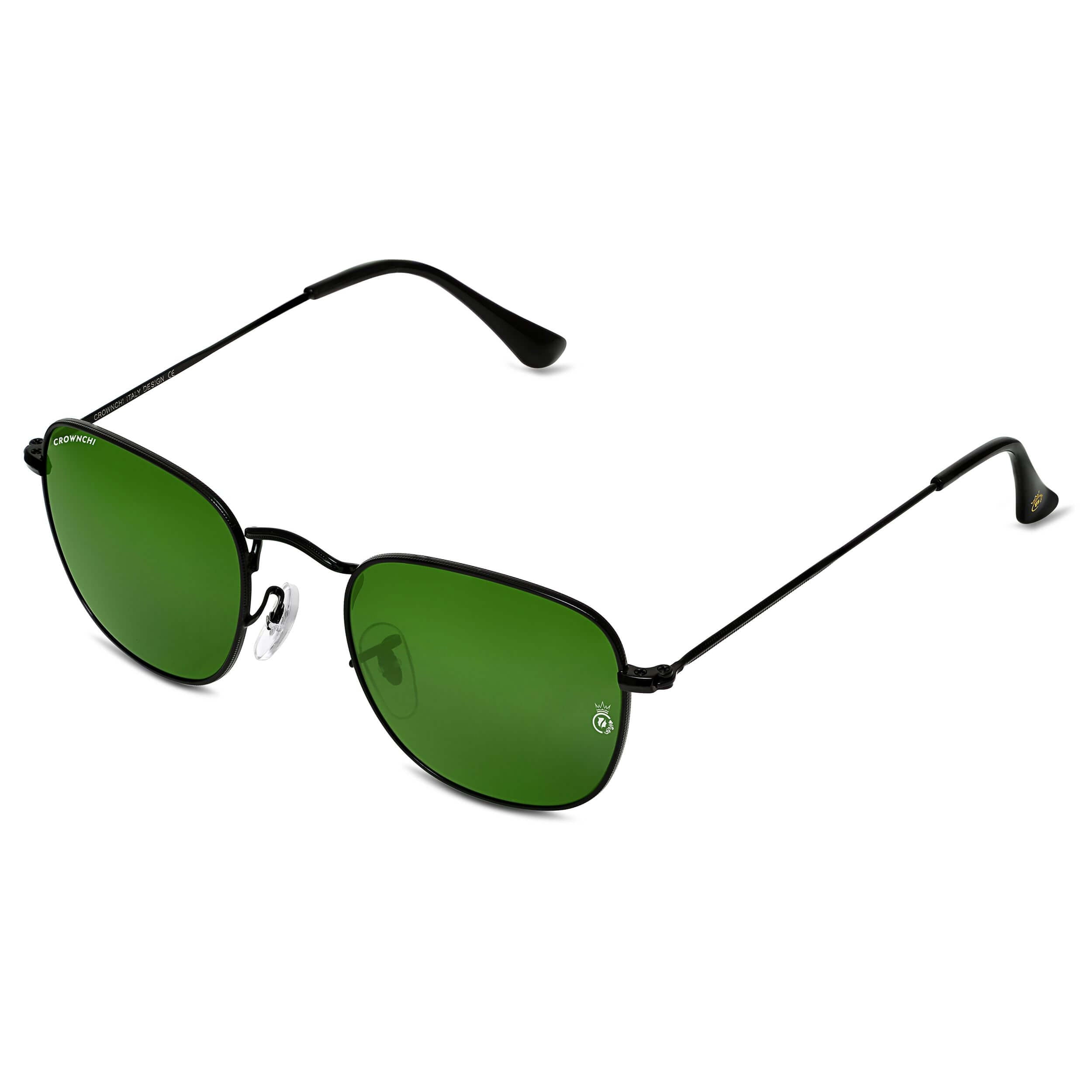 Lucas Black Green Round Edition Sunglasses