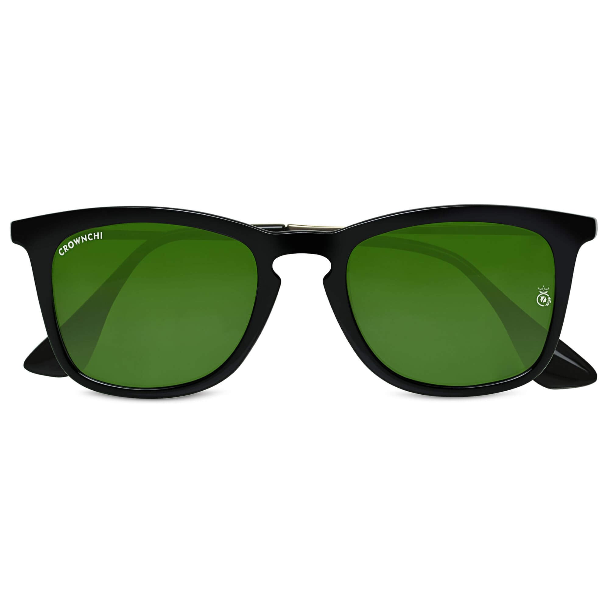 Sparrow Black Green Square Edition Sunglasses