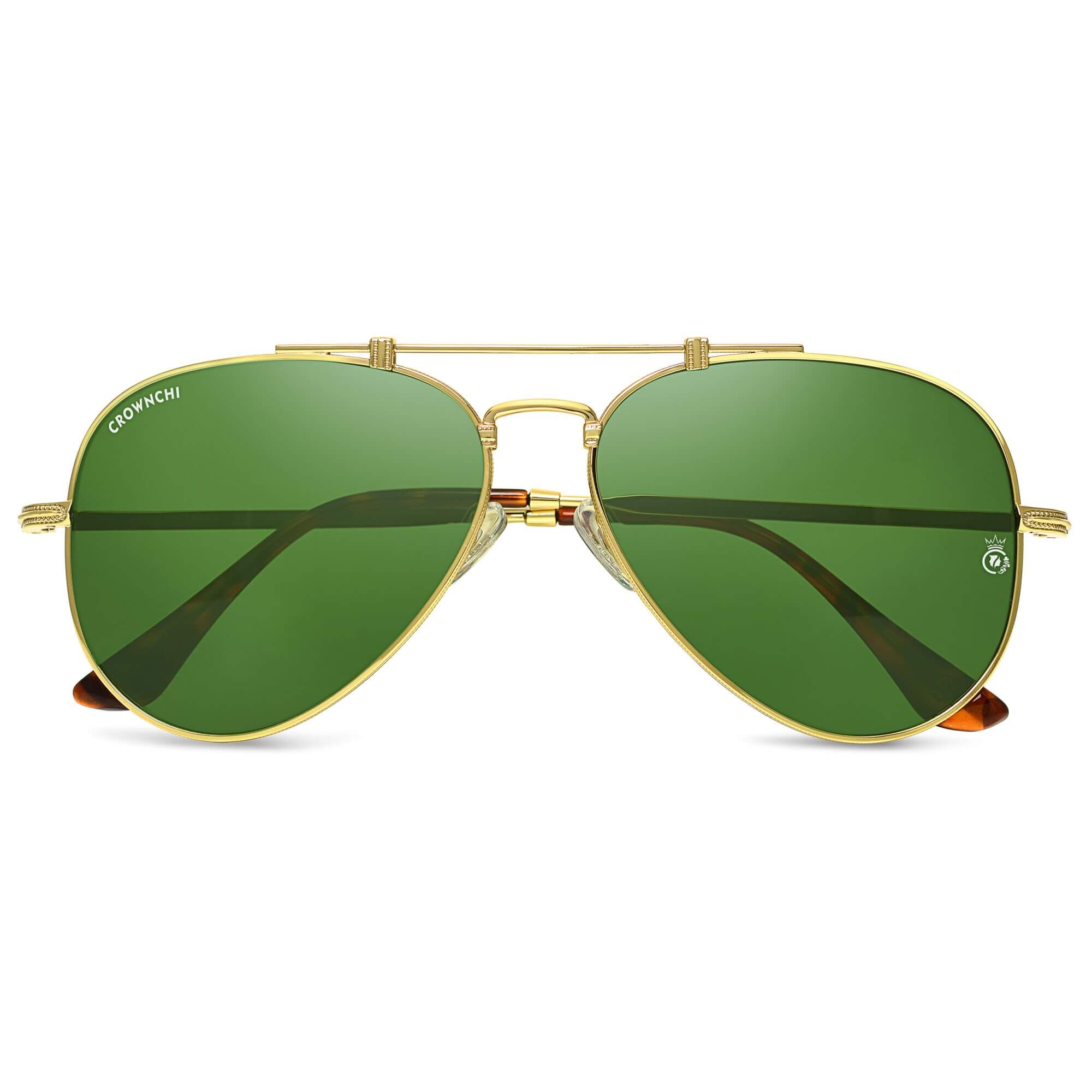 Wingman Gold Green Pilot Edition Sunglasses
