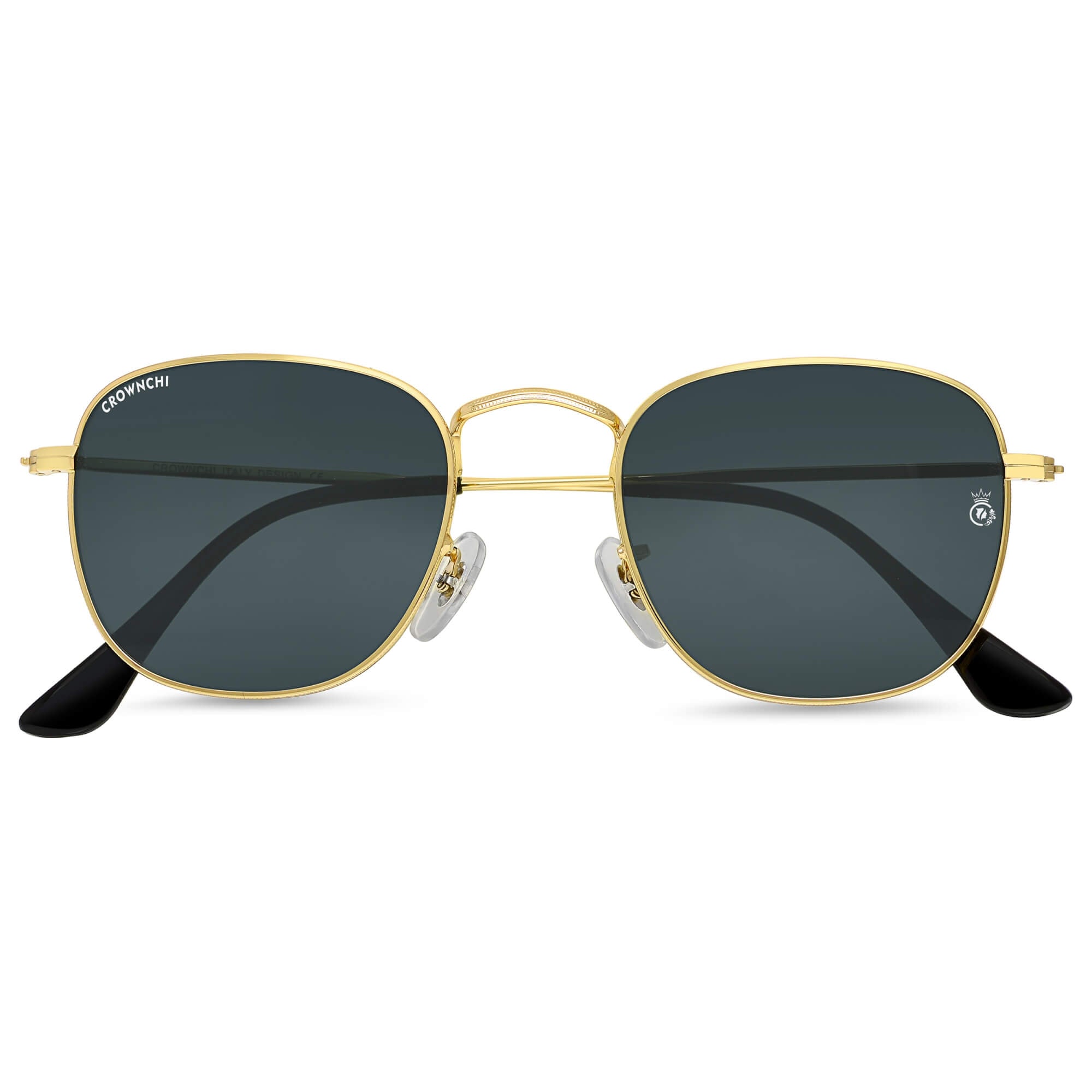 Lucas Gold Black Round Edition Sunglasses