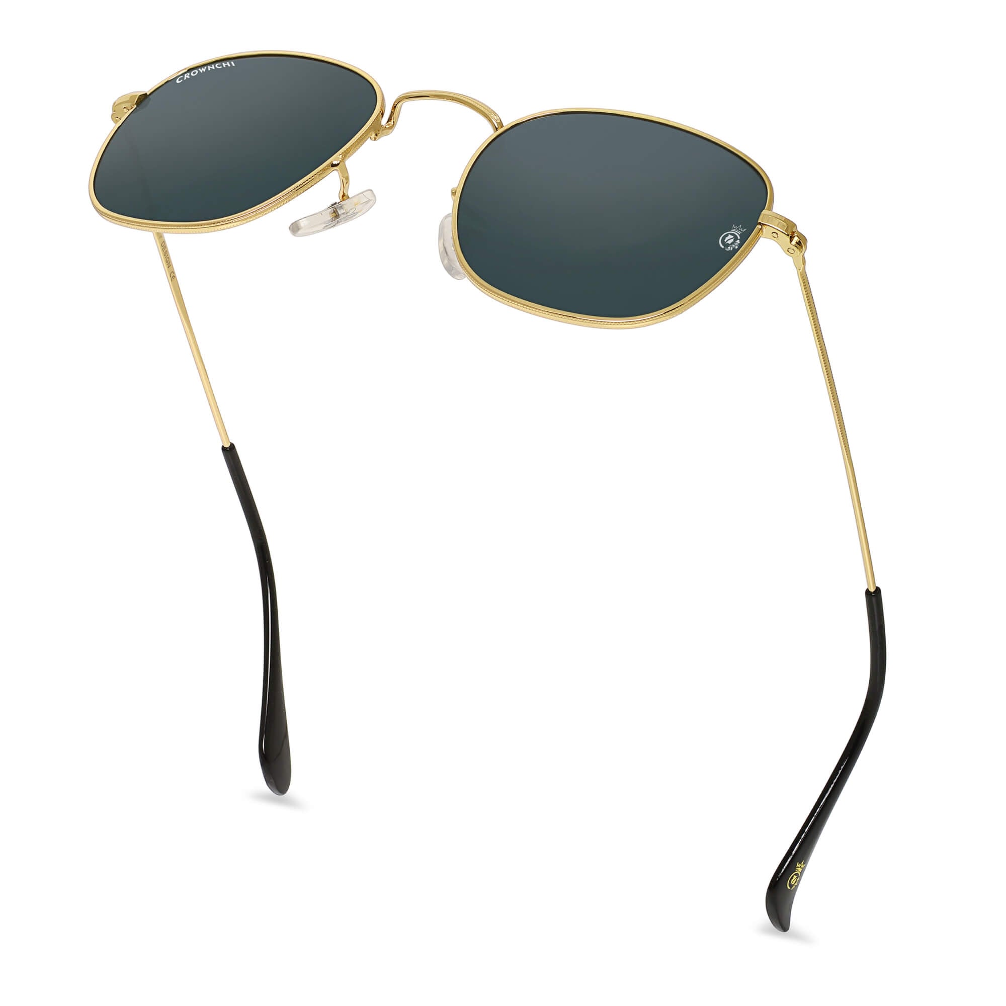 Lucas Gold Black Round Edition Sunglasses
