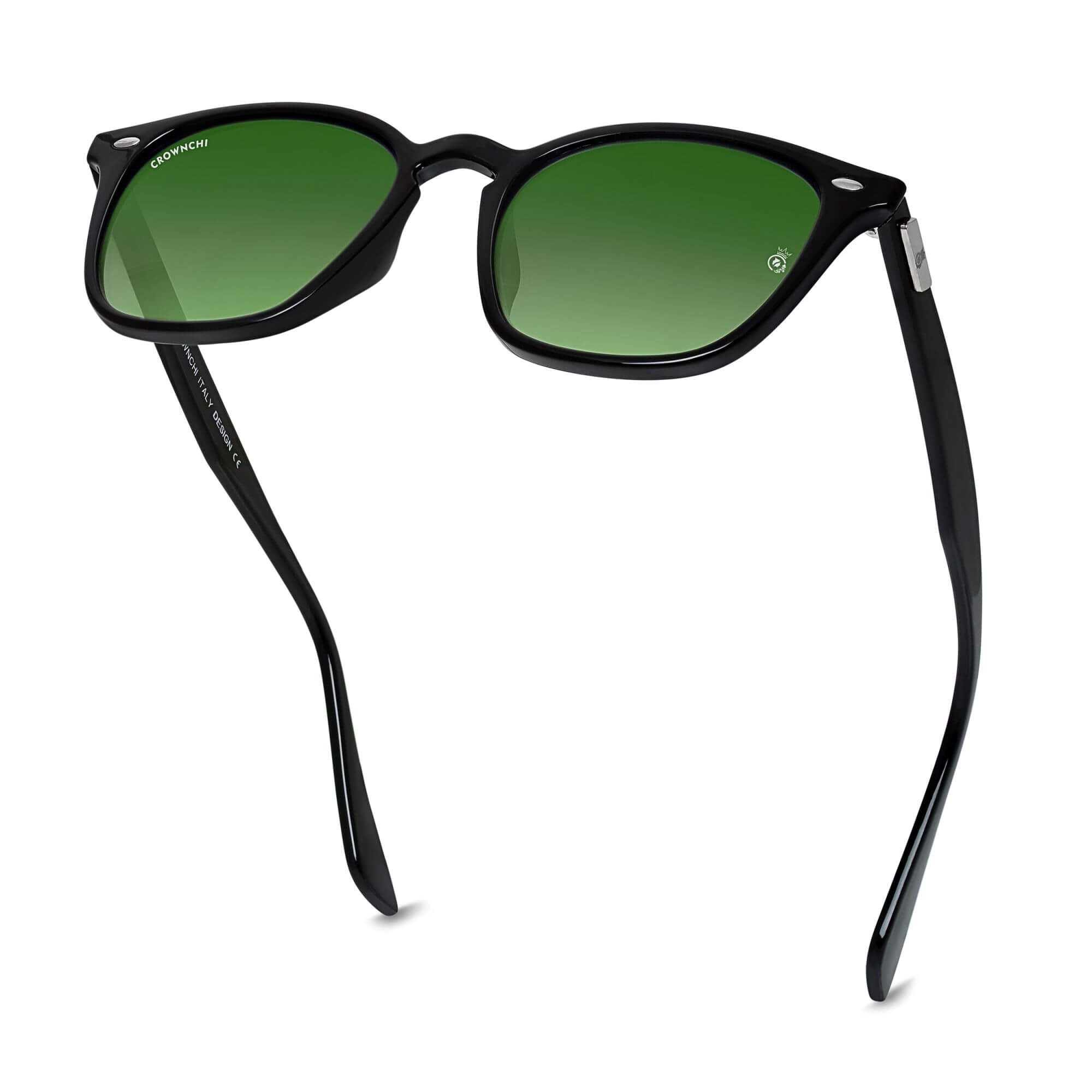 Asgard Black Green Square Edition Sunglasses