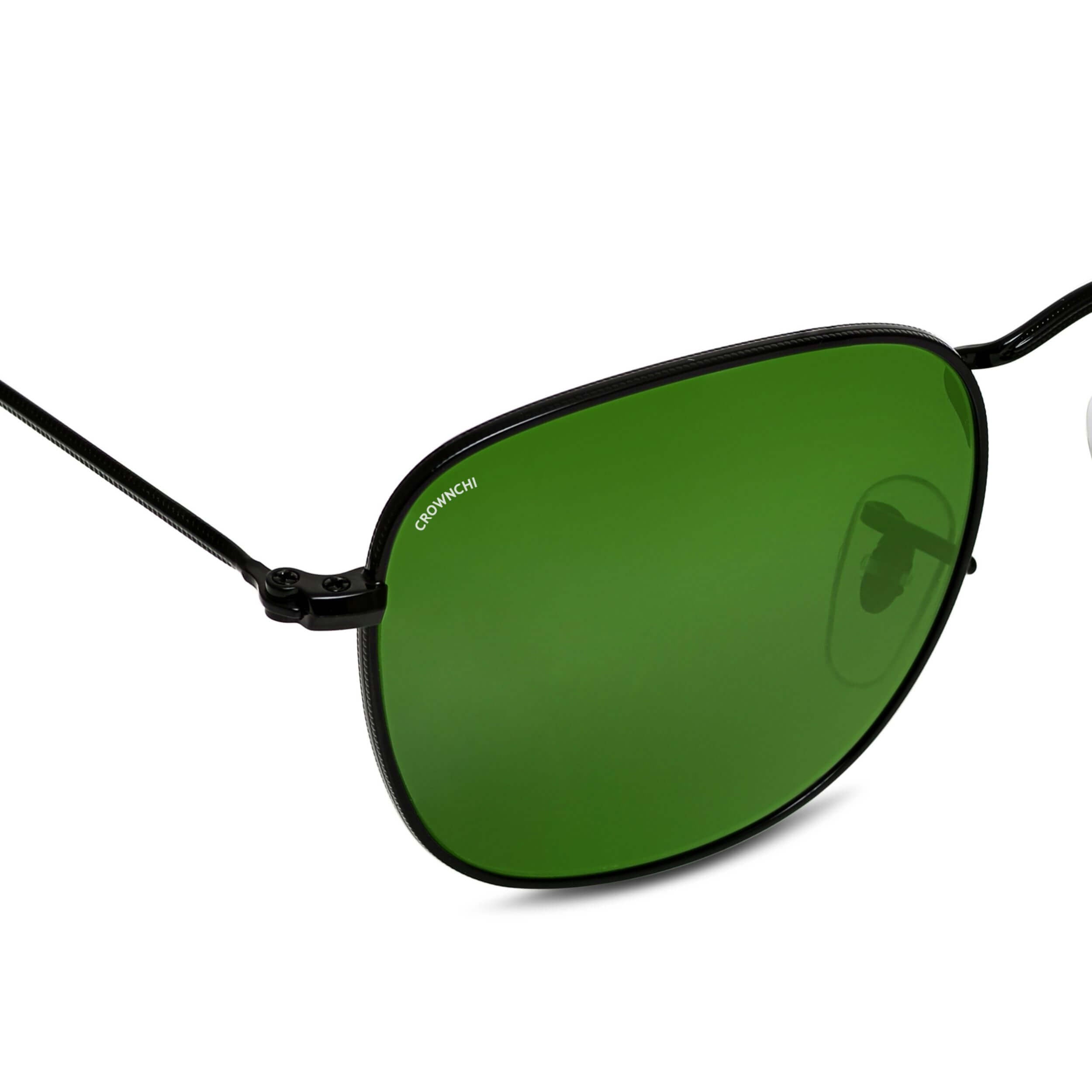 Lucas Black Green Round Edition Sunglasses