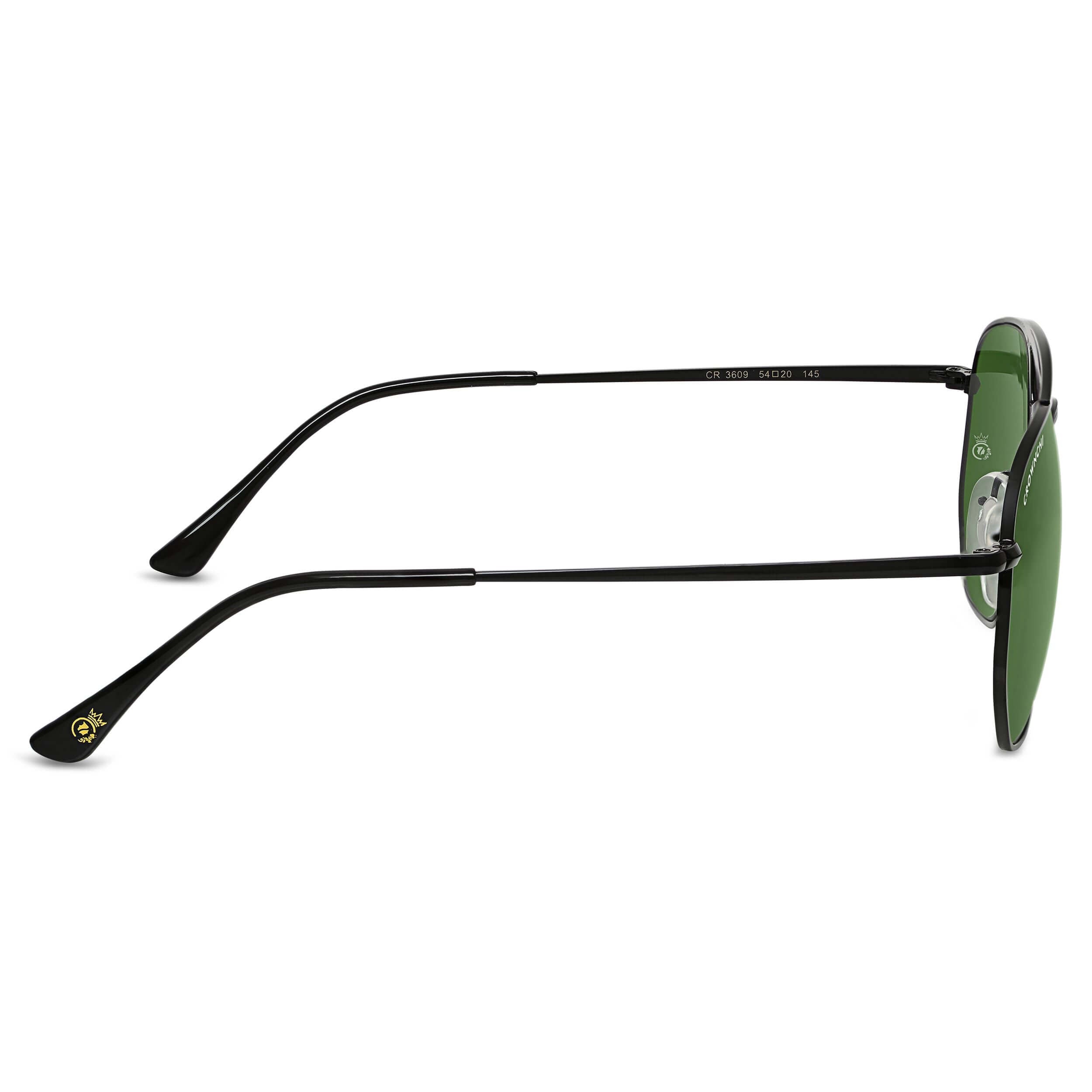 Moscow Black Green Round Edition Sunglasses