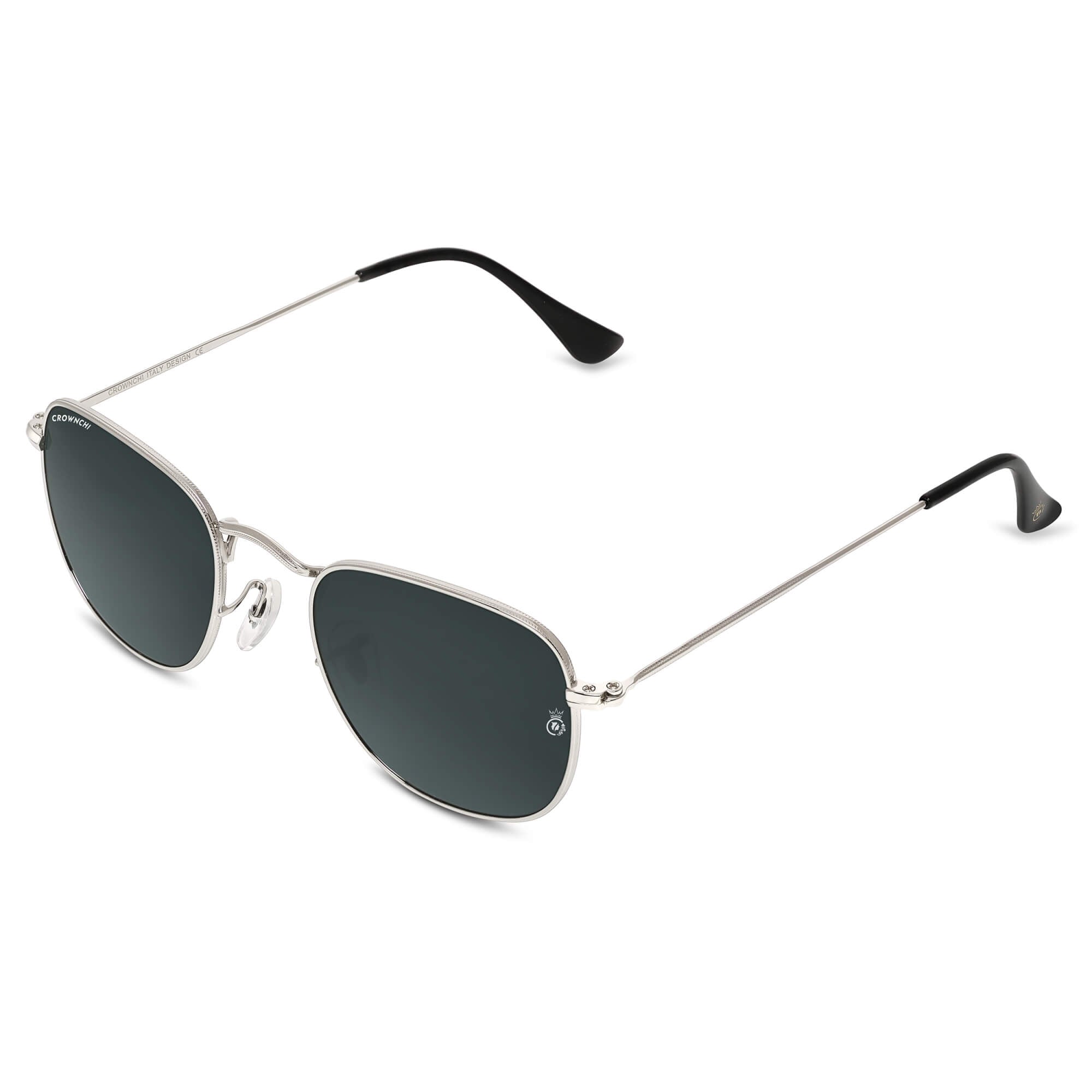 Lucas Silver Black Round Edition Sunglasses