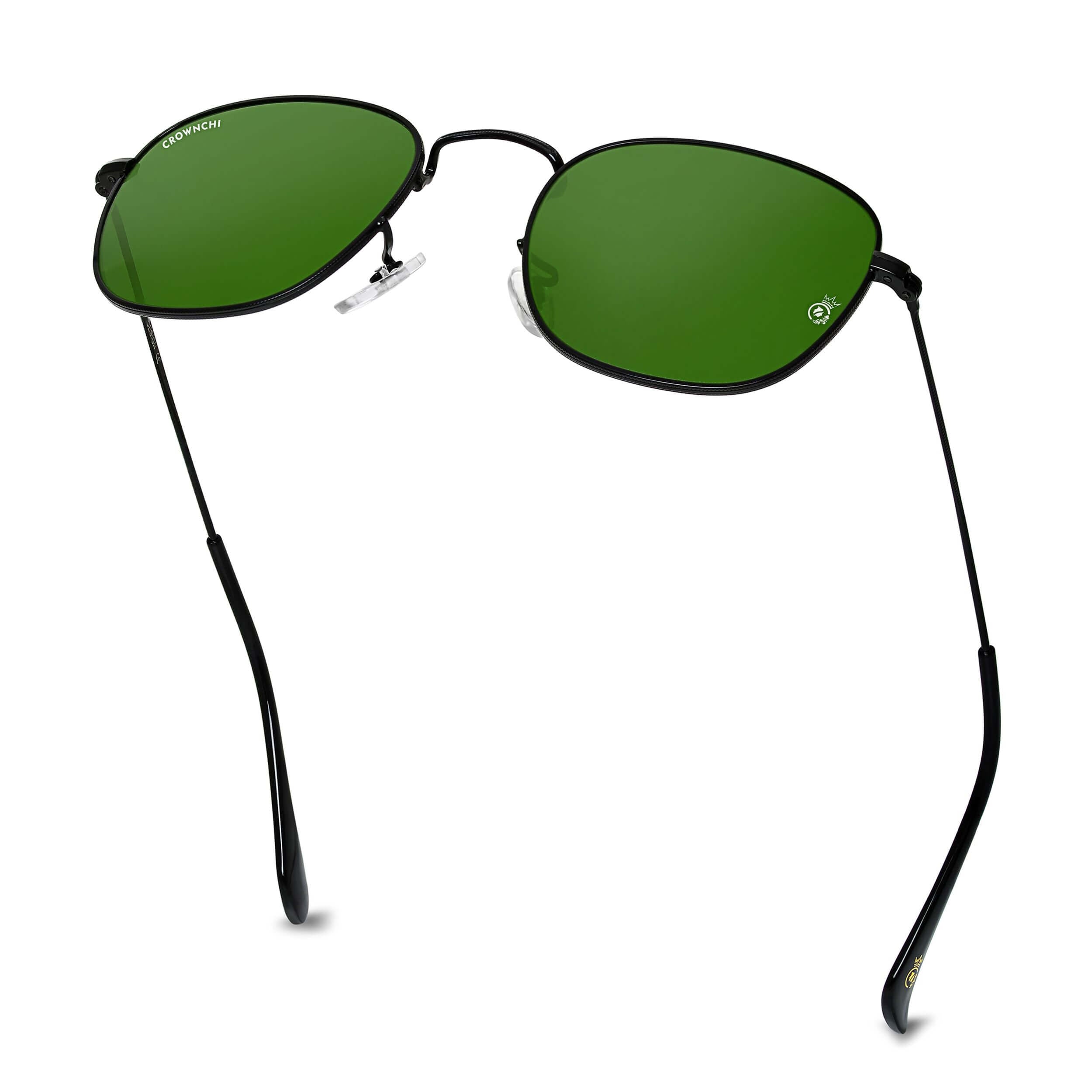 Lucas Black Green Round Edition Sunglasses