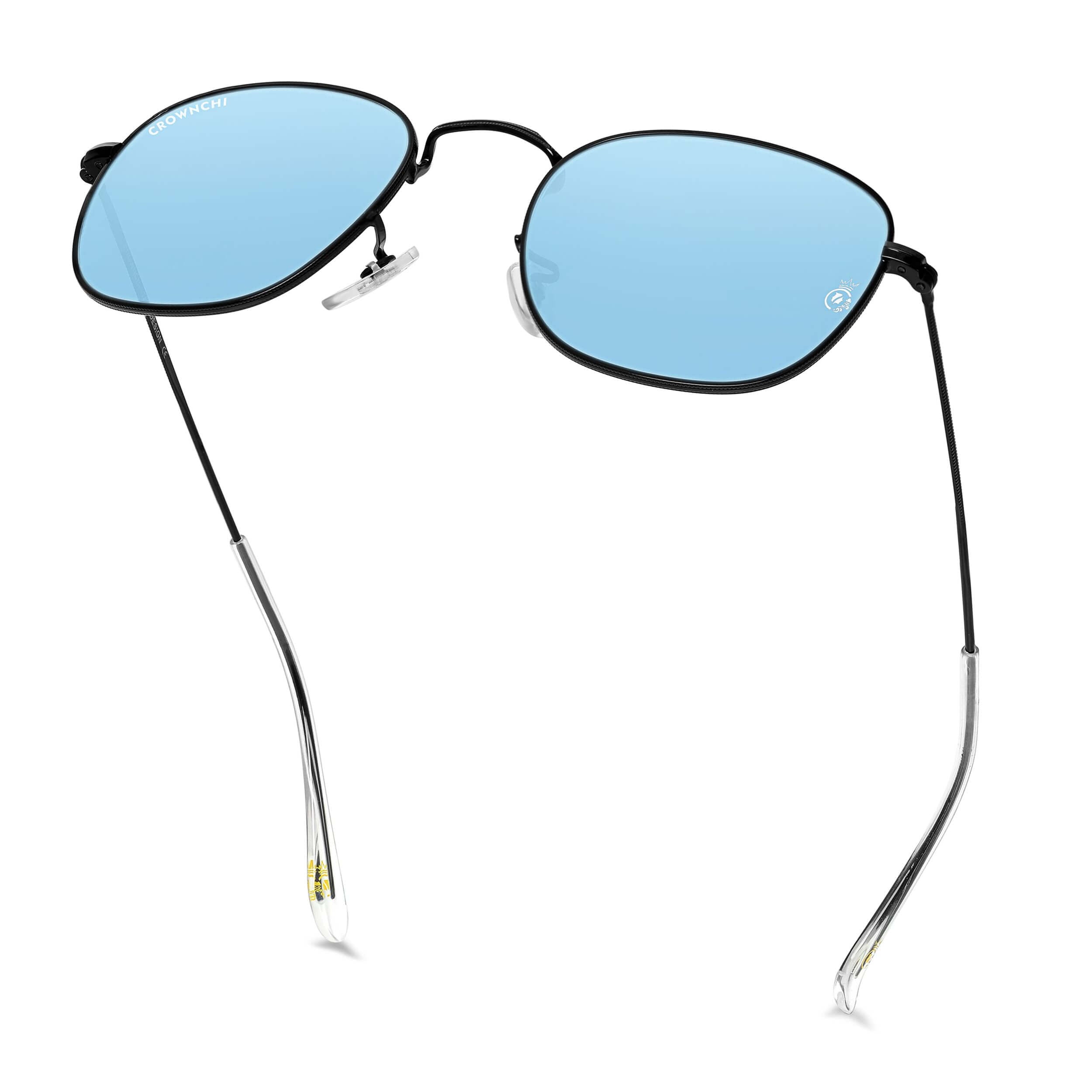 Lucas Black Blue Round Edition Sunglasses