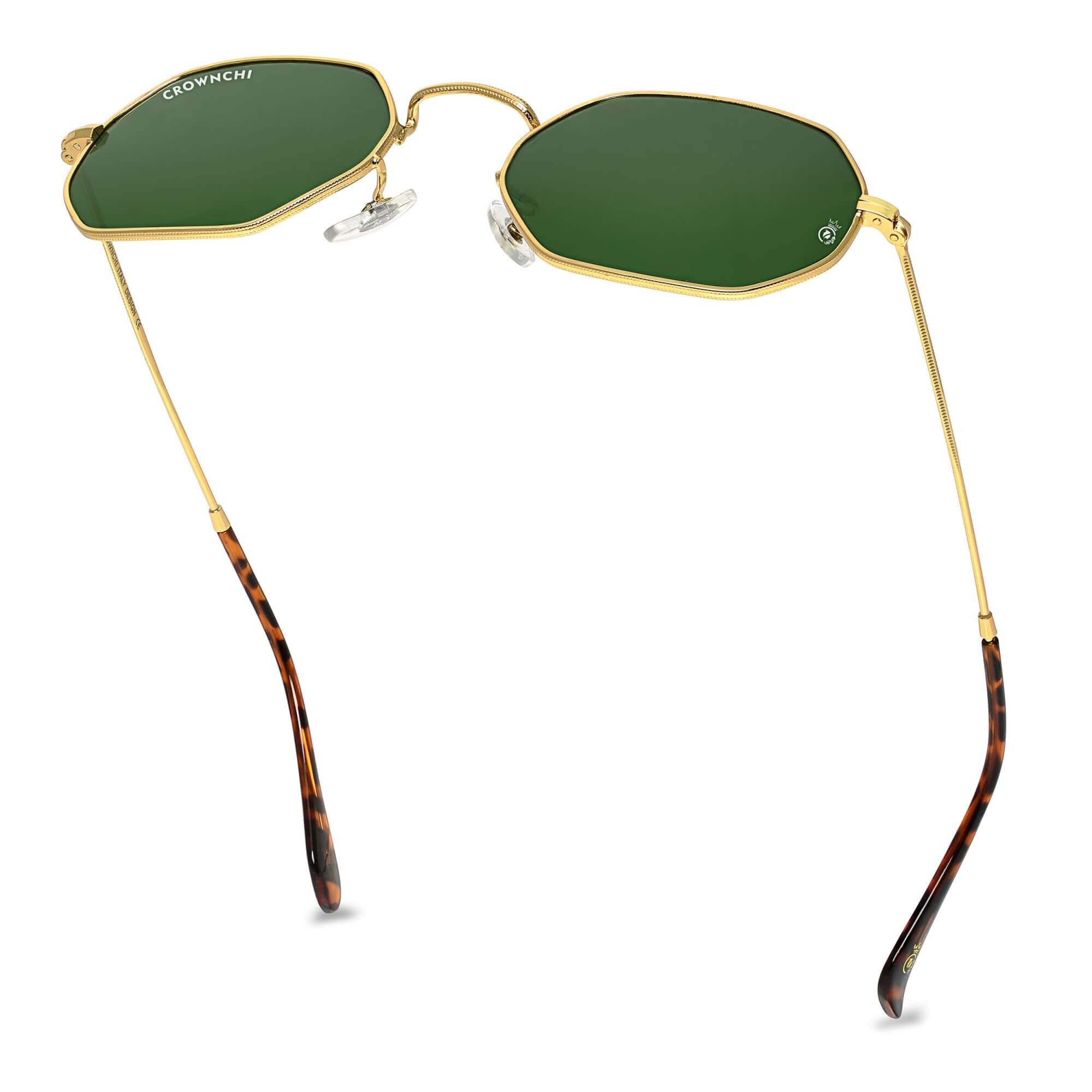 Marcus Gold Green Rectangle Edition Sunglasses