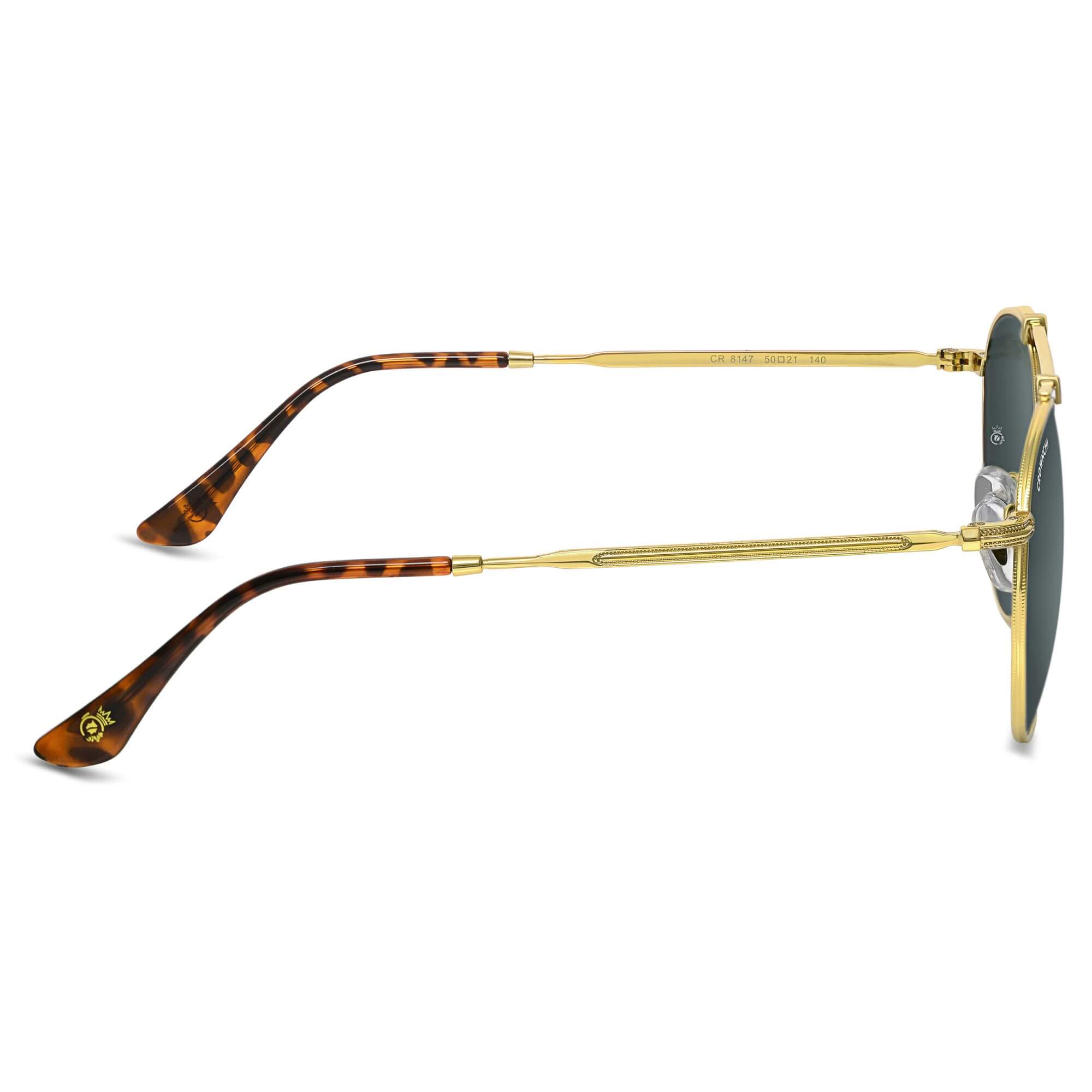 Tokyo Gold Black Upper Bridge Round Edition Sunglasses