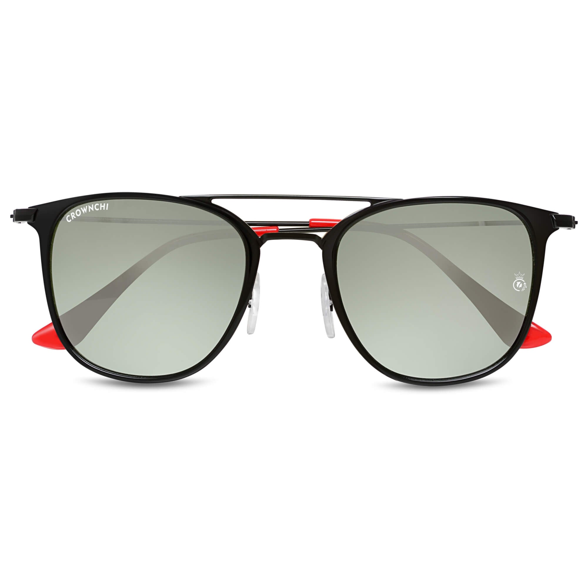 Kepler Black Silver Mirror Square Edition Sunglasses