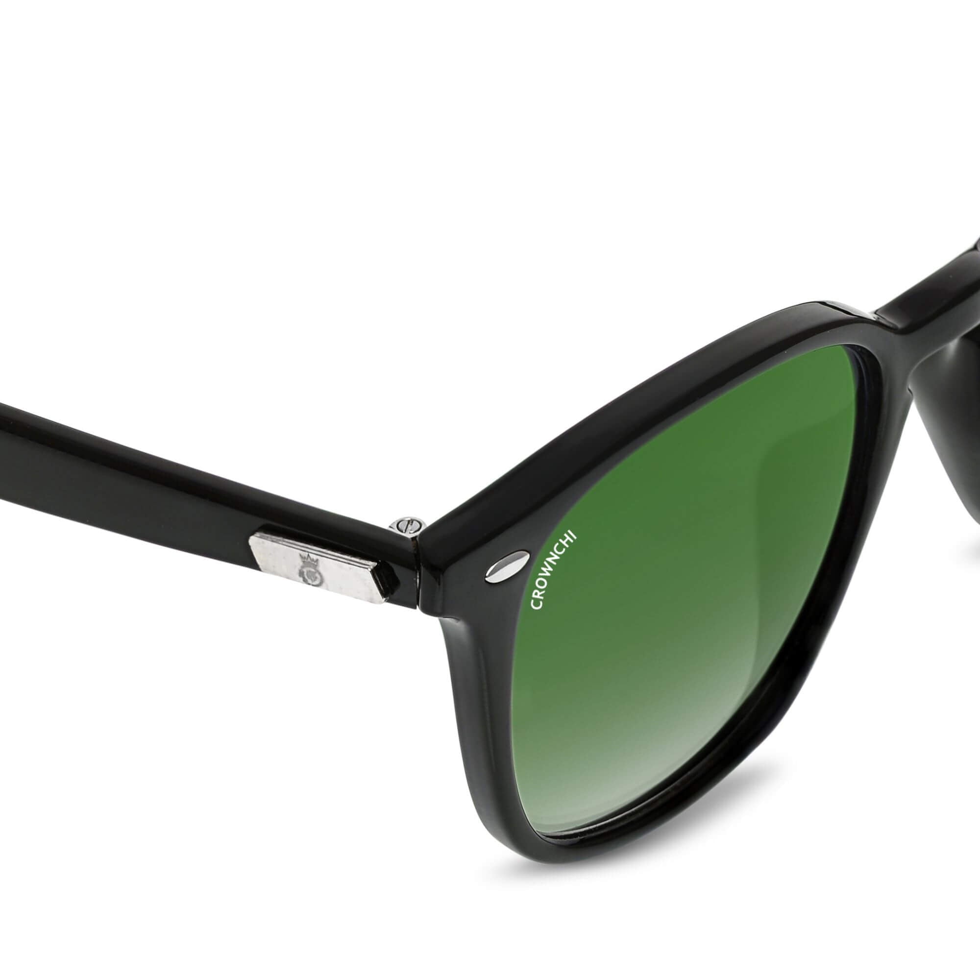 Asgard Black Green Square Edition Sunglasses