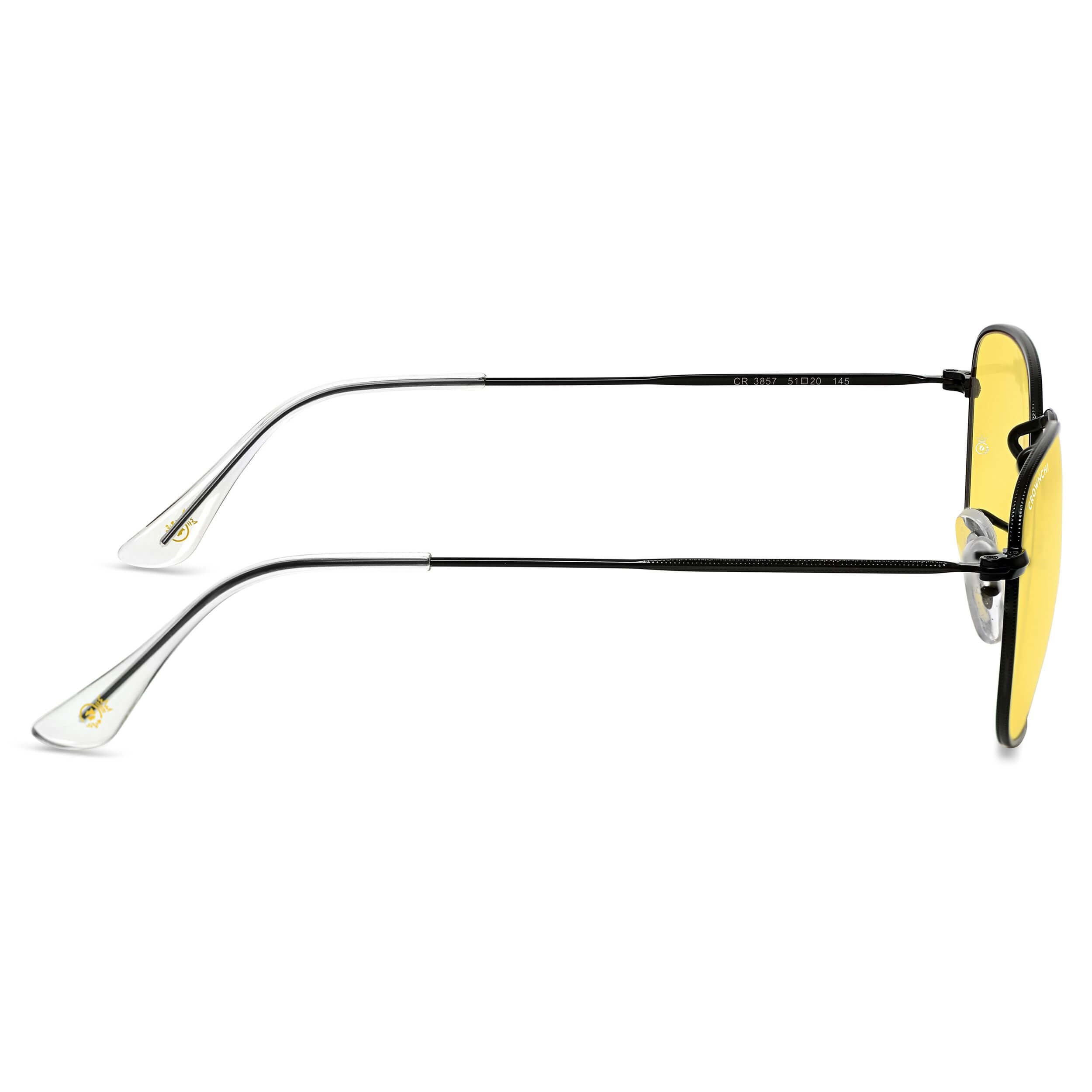Lucas Black Yellow Round Edition Sunglasses