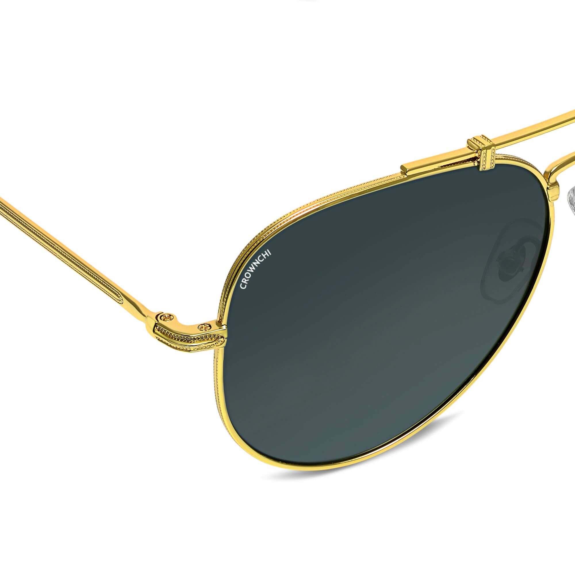 Wingman Gold Black Pilot Edition Sunglasses