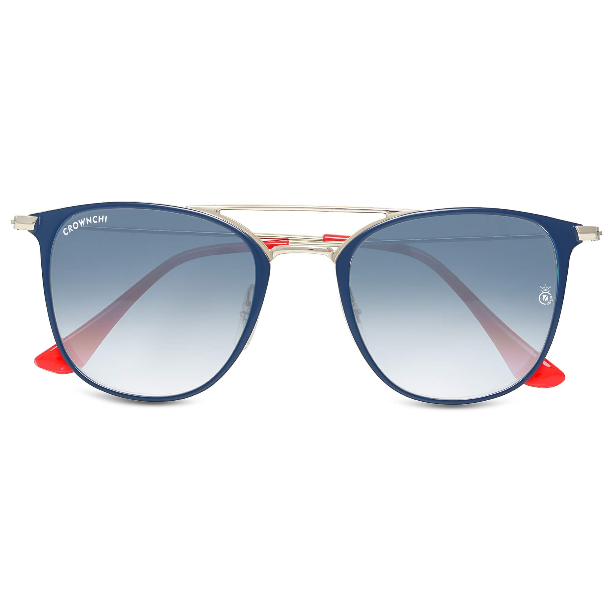 Kepler Silver Blue Gradient Square Edition Sunglasses