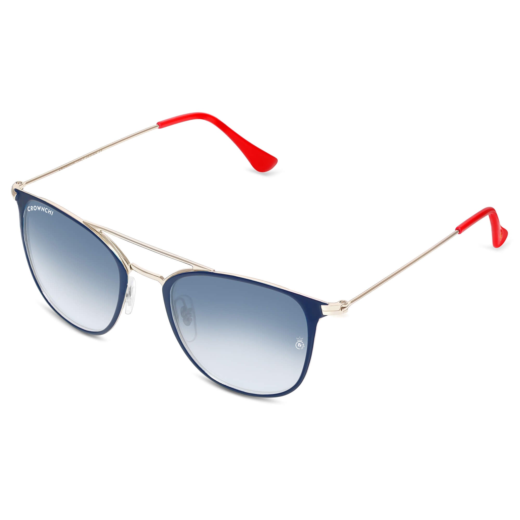 Kepler Silver Blue Gradient Square Edition Sunglasses