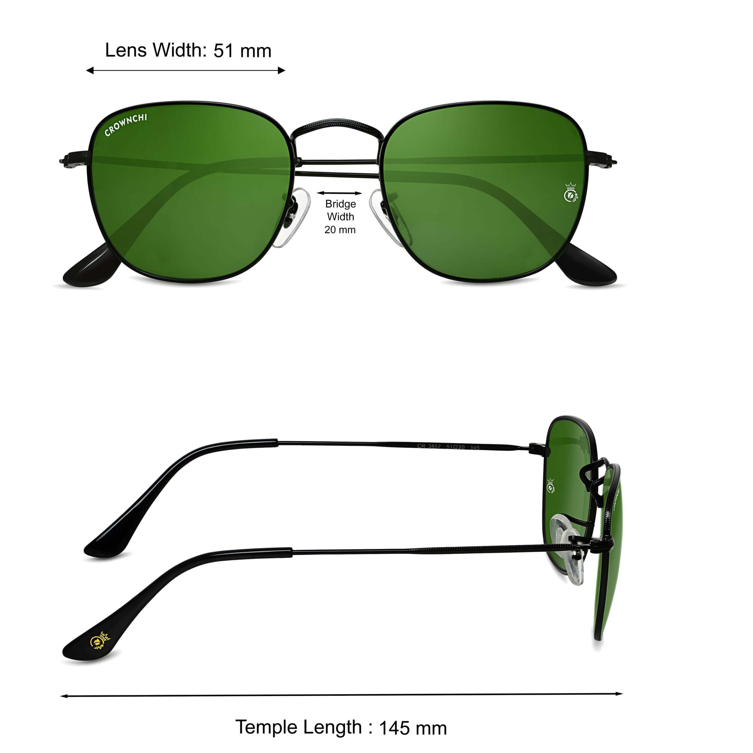 Lucas Black Green Round Edition Sunglasses