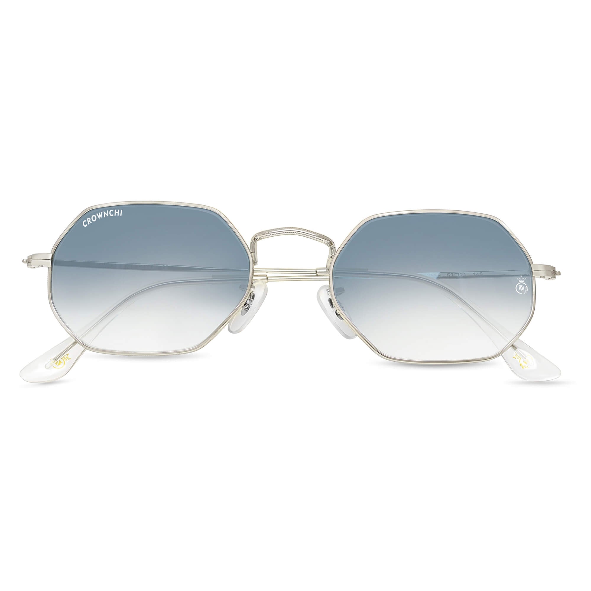 Marcus Silver Black Gradient Rectangle Edition Sunglasses