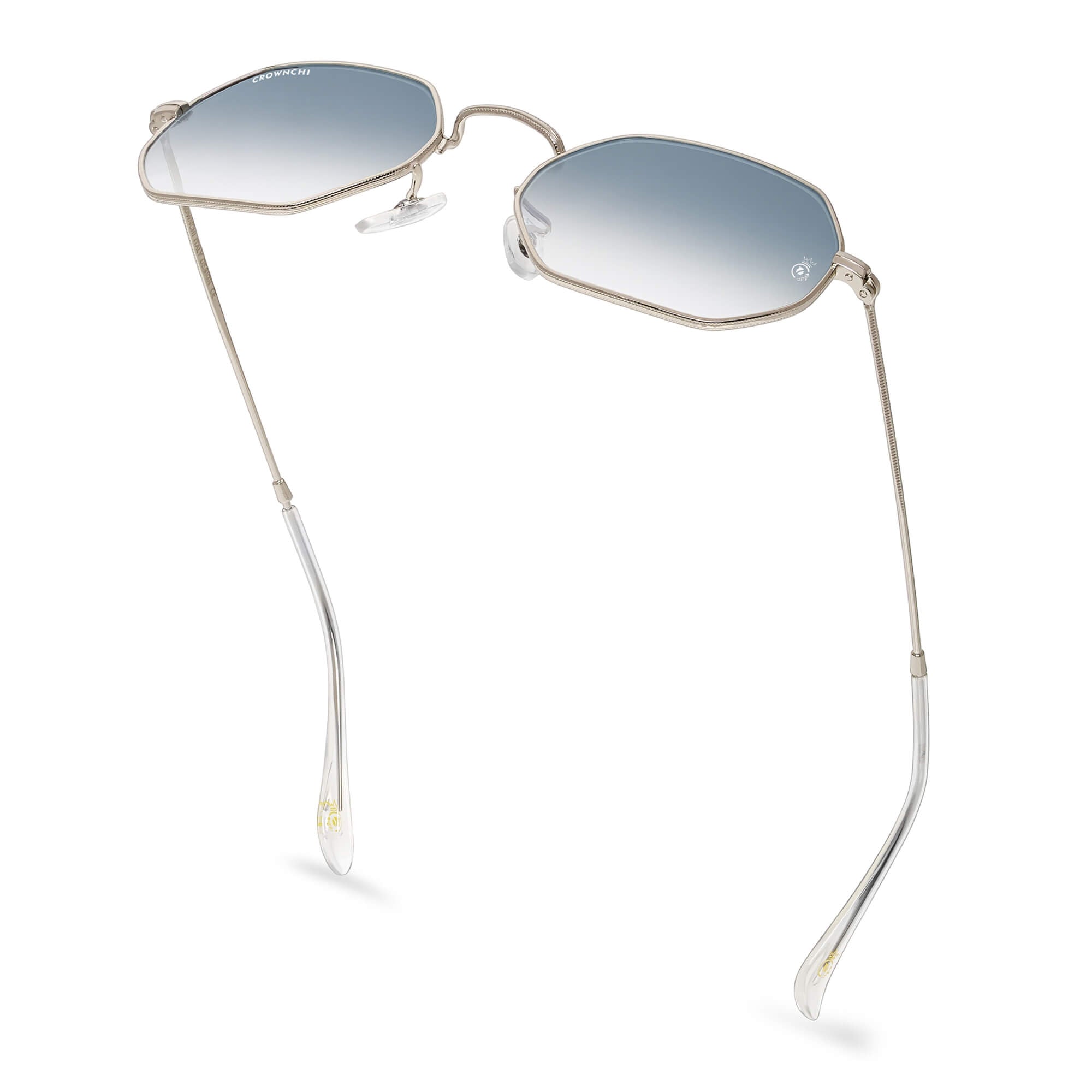 Marcus Silver Black Gradient Rectangle Edition Sunglasses