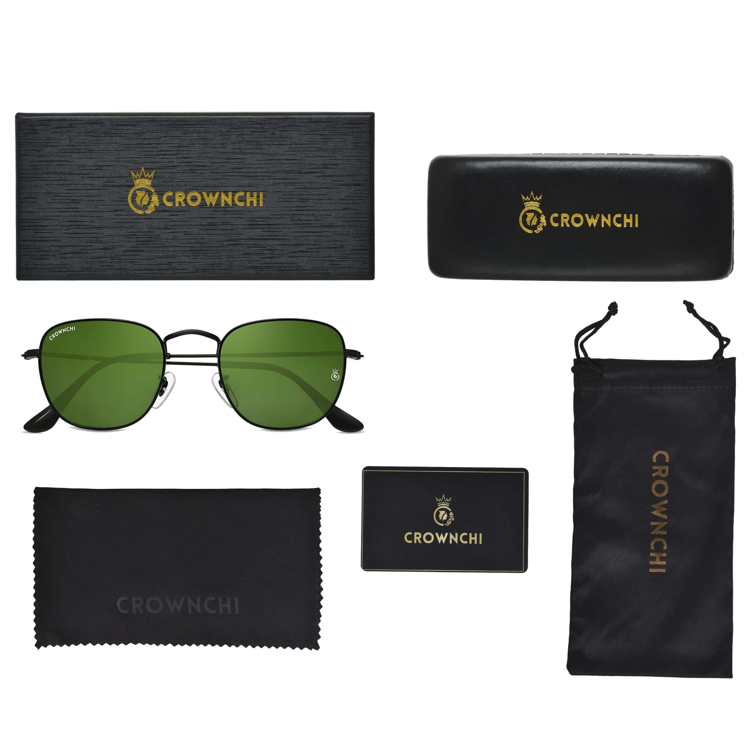 Lucas Black Green Round Edition Sunglasses