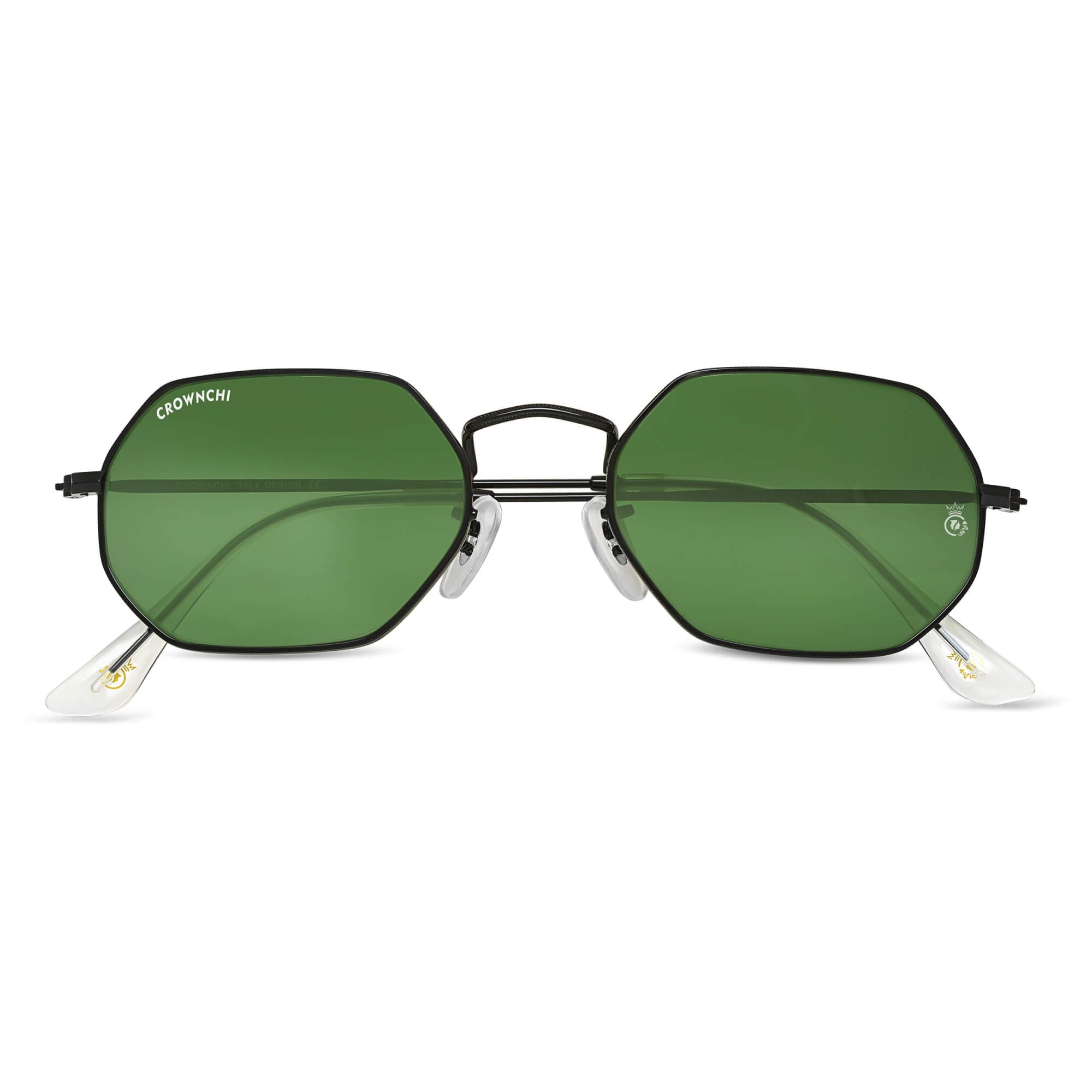 Marcus Black Green Rectangle Edition Sunglasses