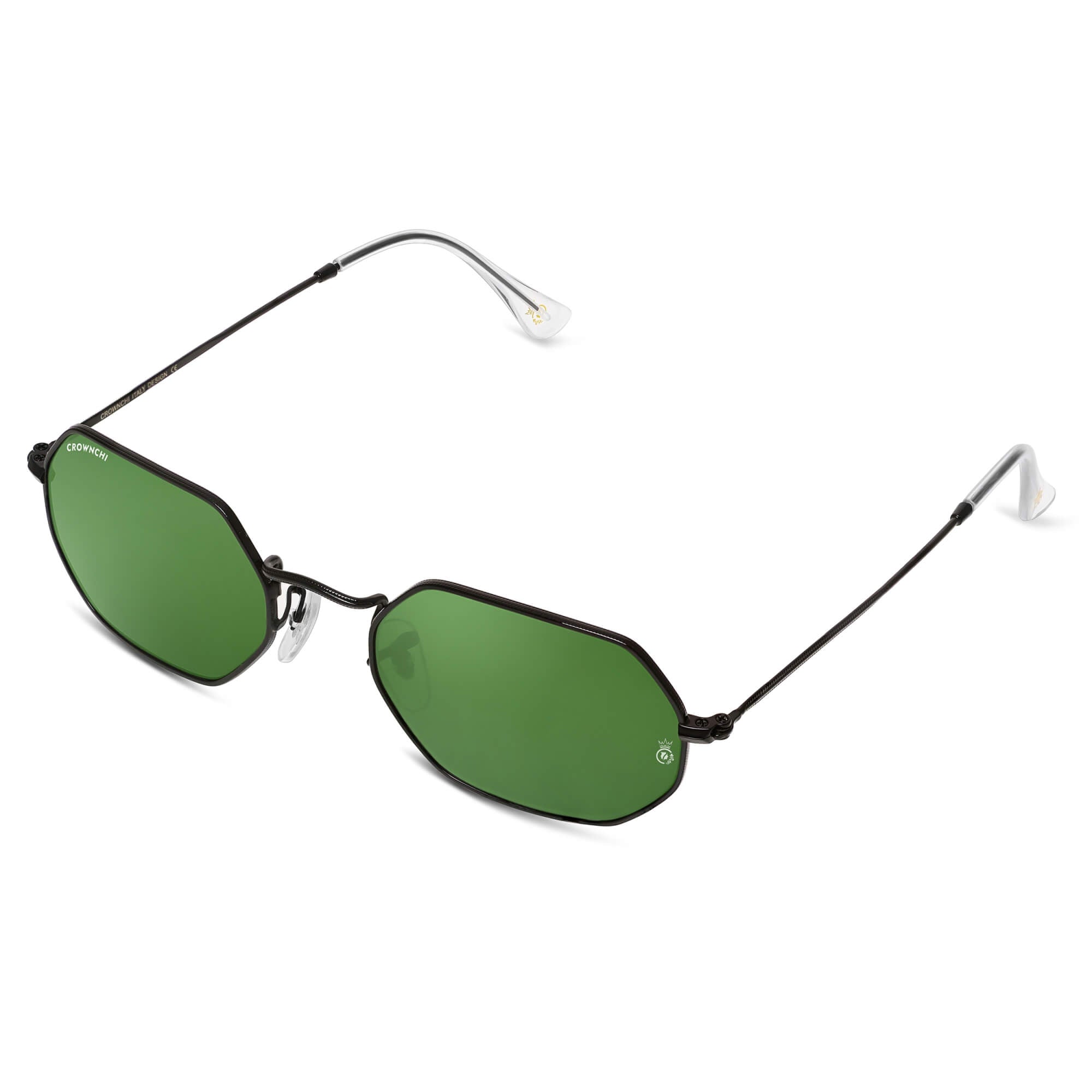Marcus Black Green Rectangle Edition Sunglasses