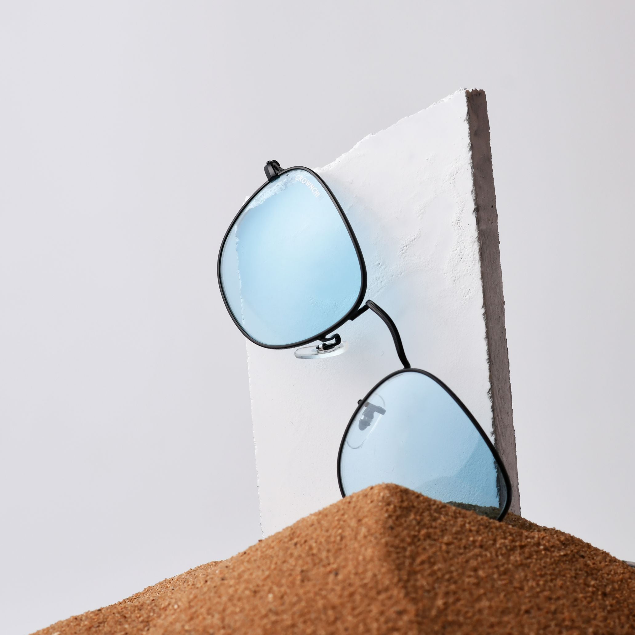 Lucas Black Blue Round Edition Sunglasses