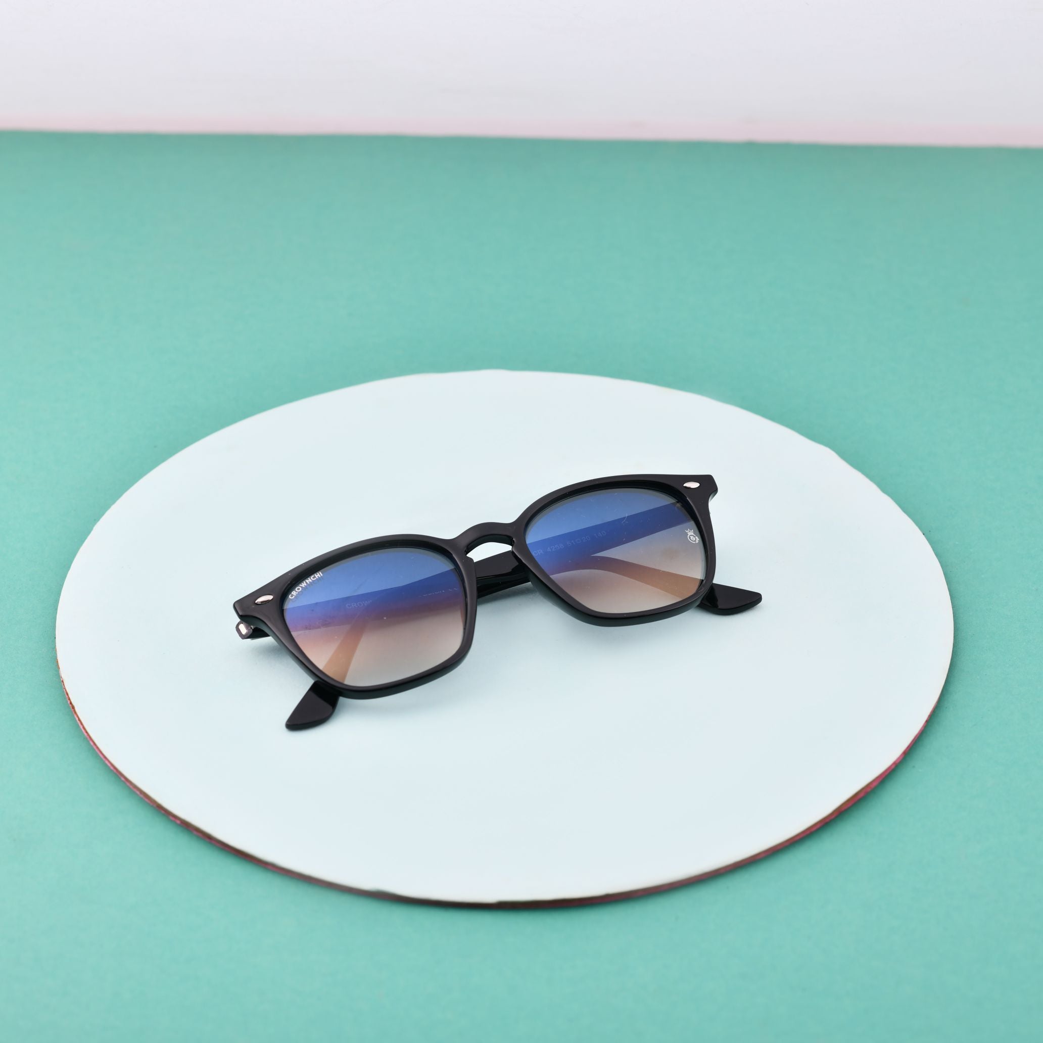 Asgard Black Blue Gradient Square Edition Sunglasses