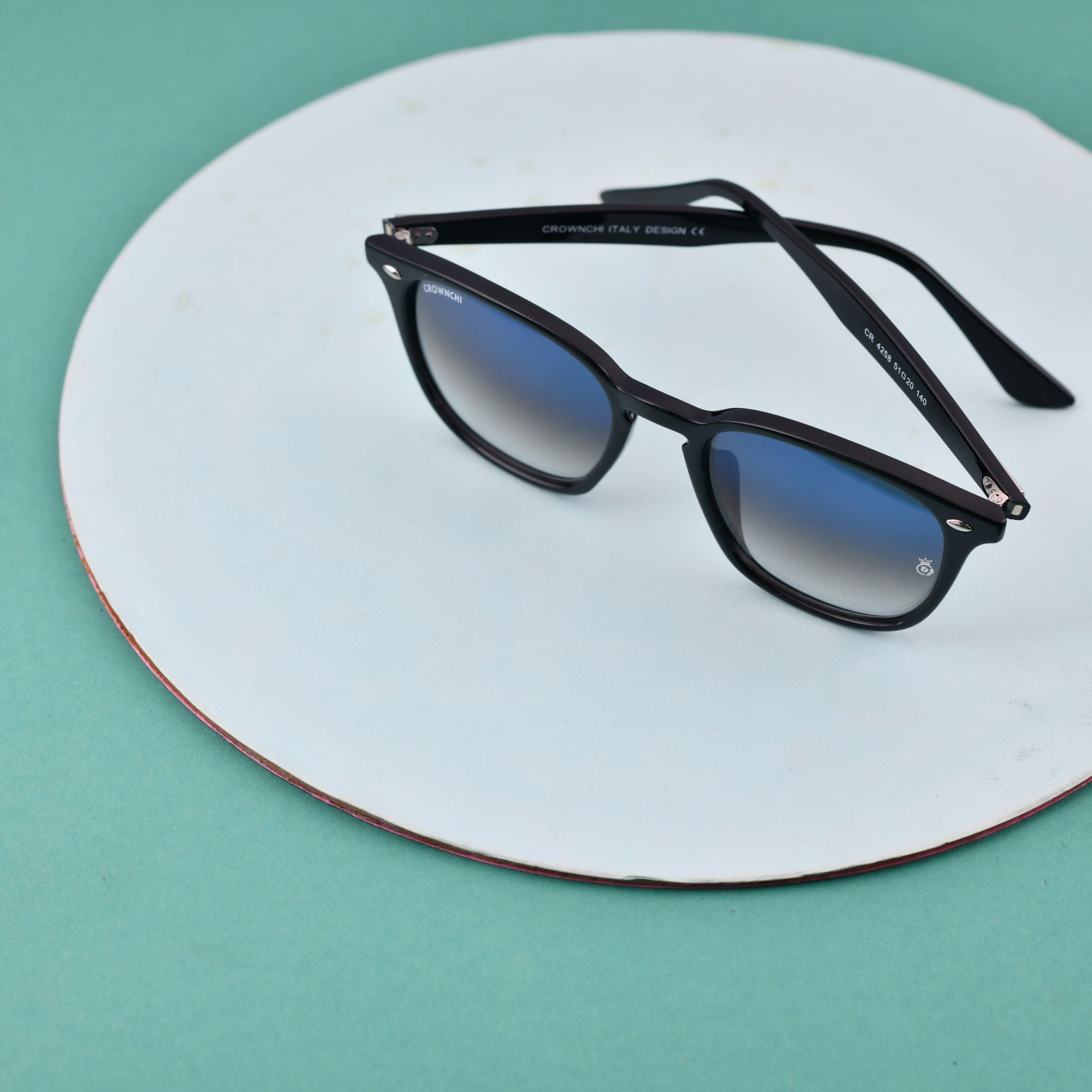 Asgard Black Blue Gradient Square Edition Sunglasses
