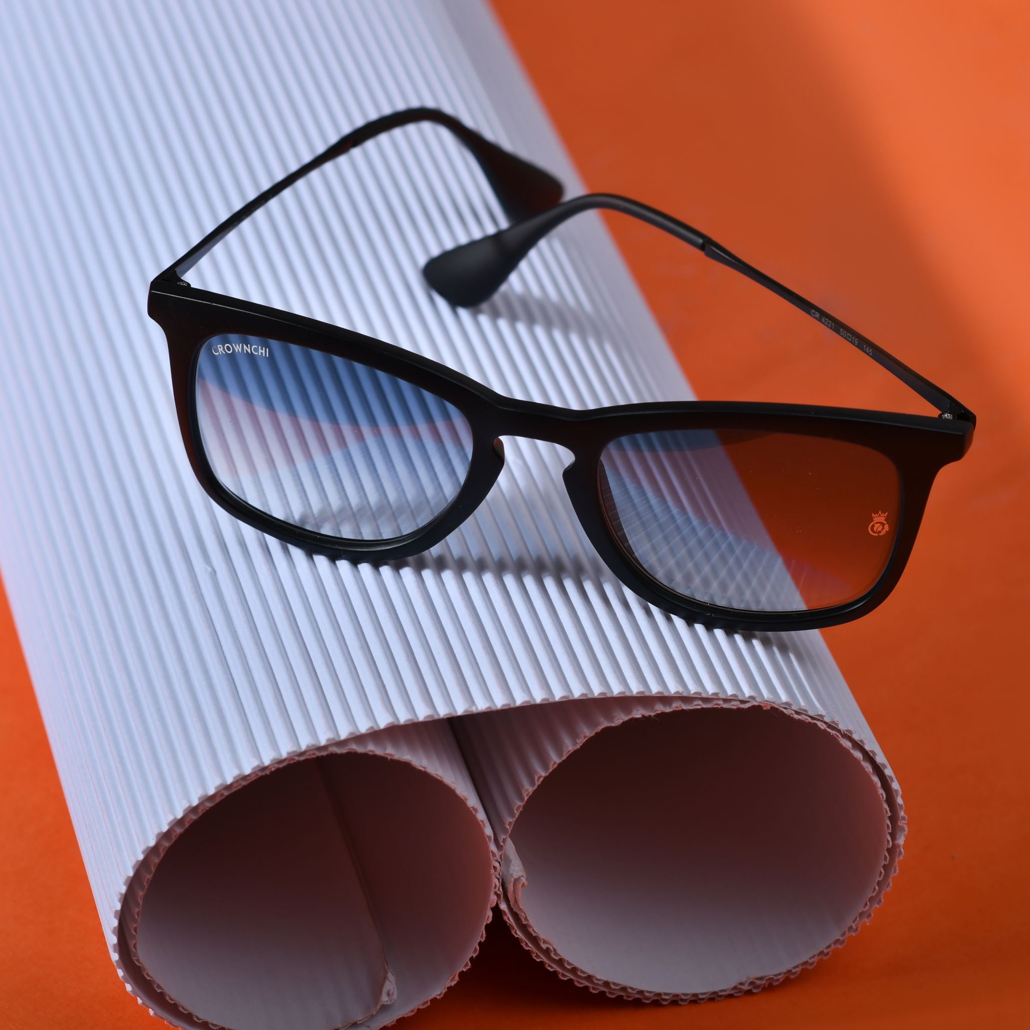 Sparrow Black Gradient Square Edition Sunglasses