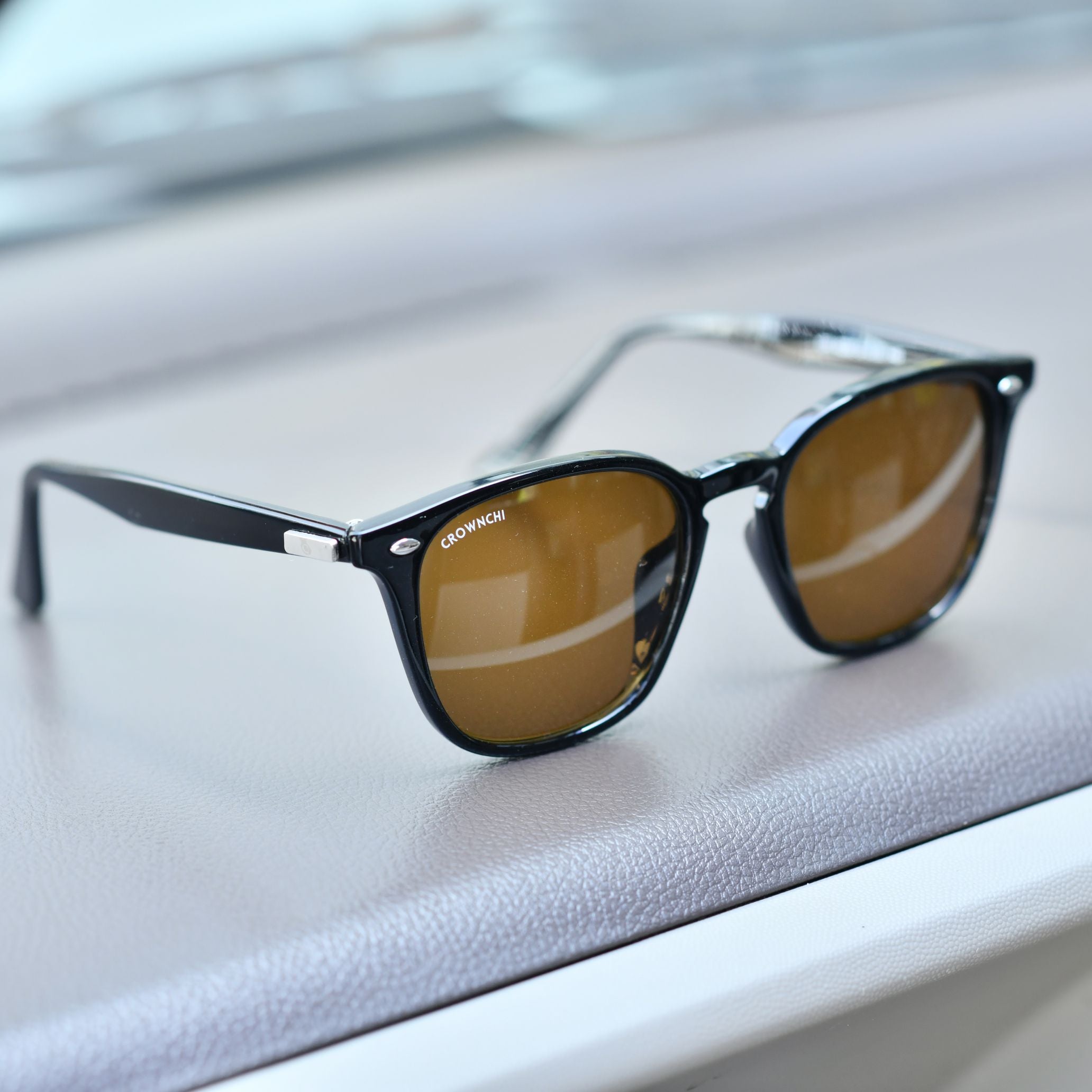 Asgard Black Brown Square Edition Sunglasses