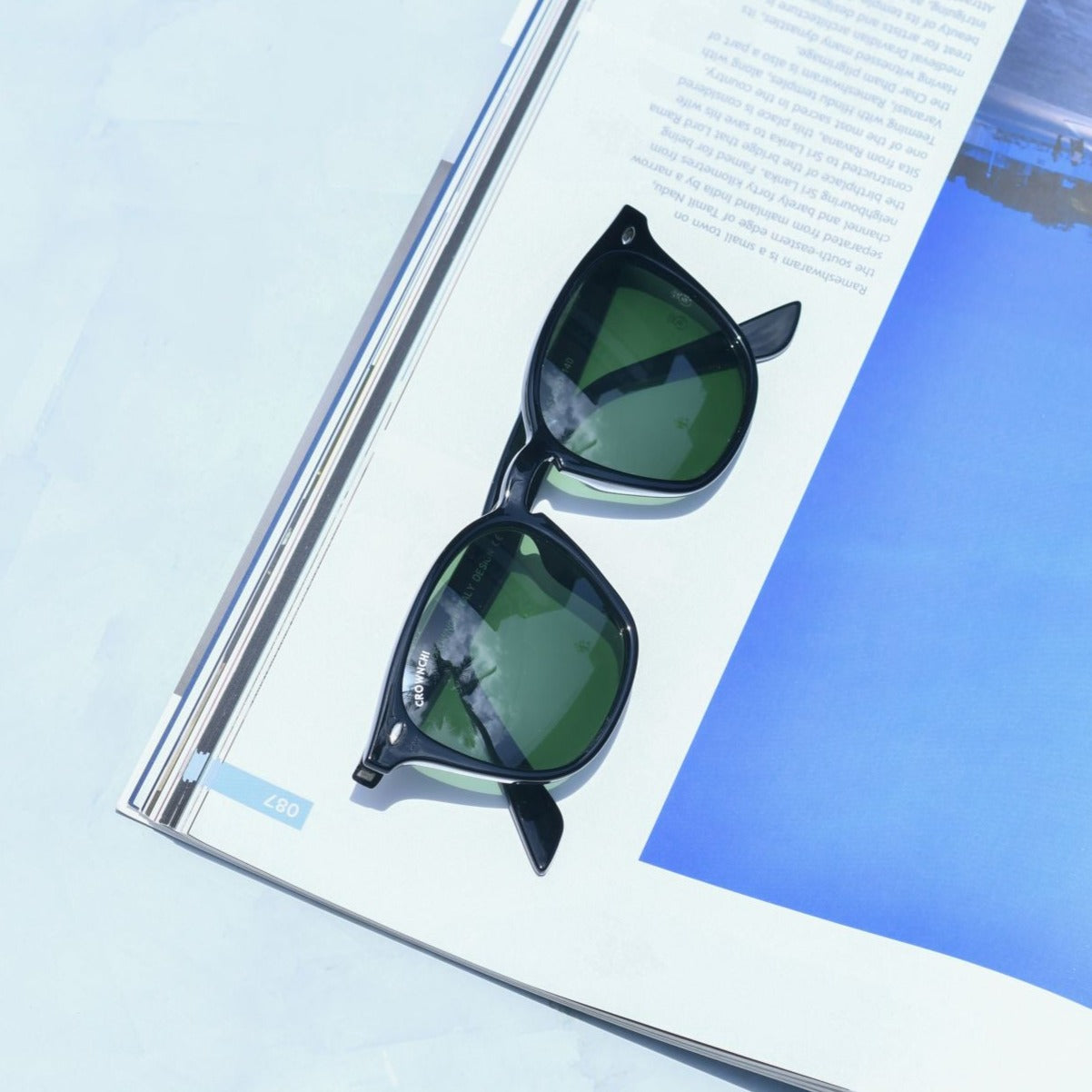 Asgard Black Green Square Edition Sunglasses