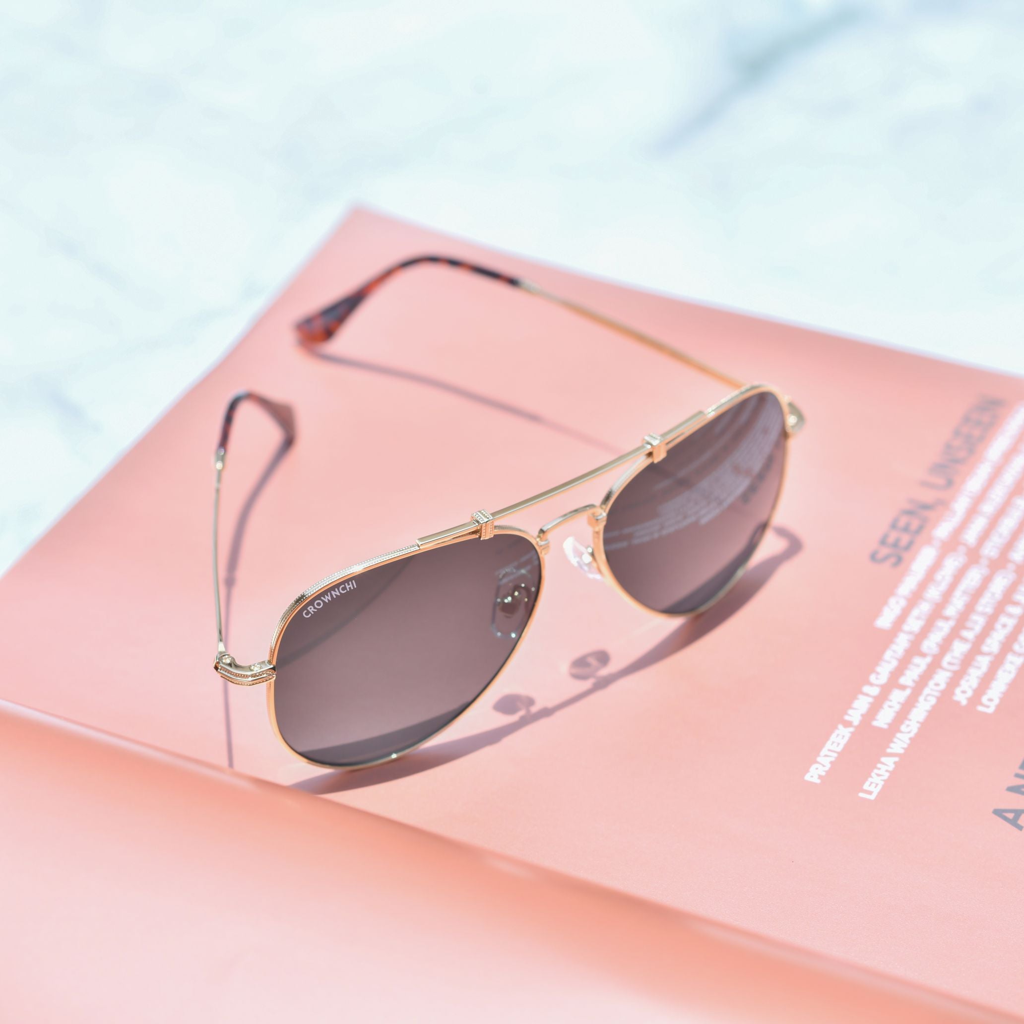 Wingman Gold Black Pilot Edition Sunglasses