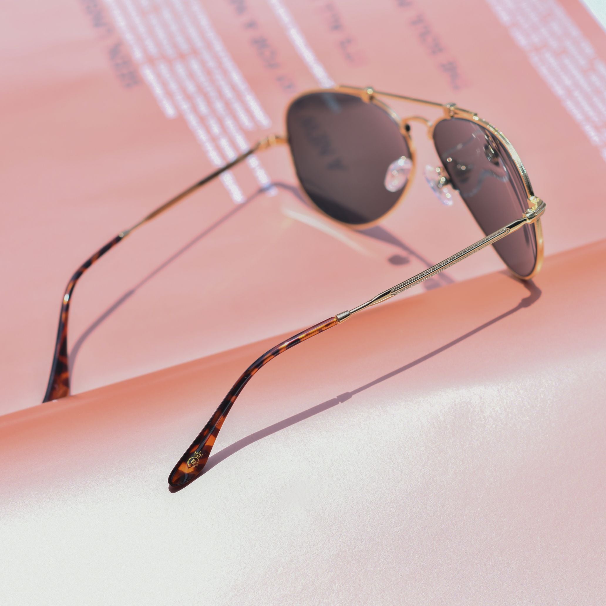 Wingman Gold Black Pilot Edition Sunglasses