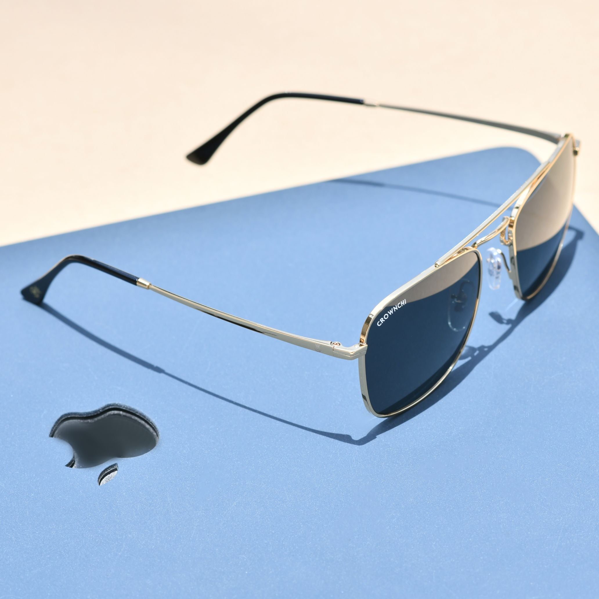 Denver Gold Black Square Edition Sunglasses