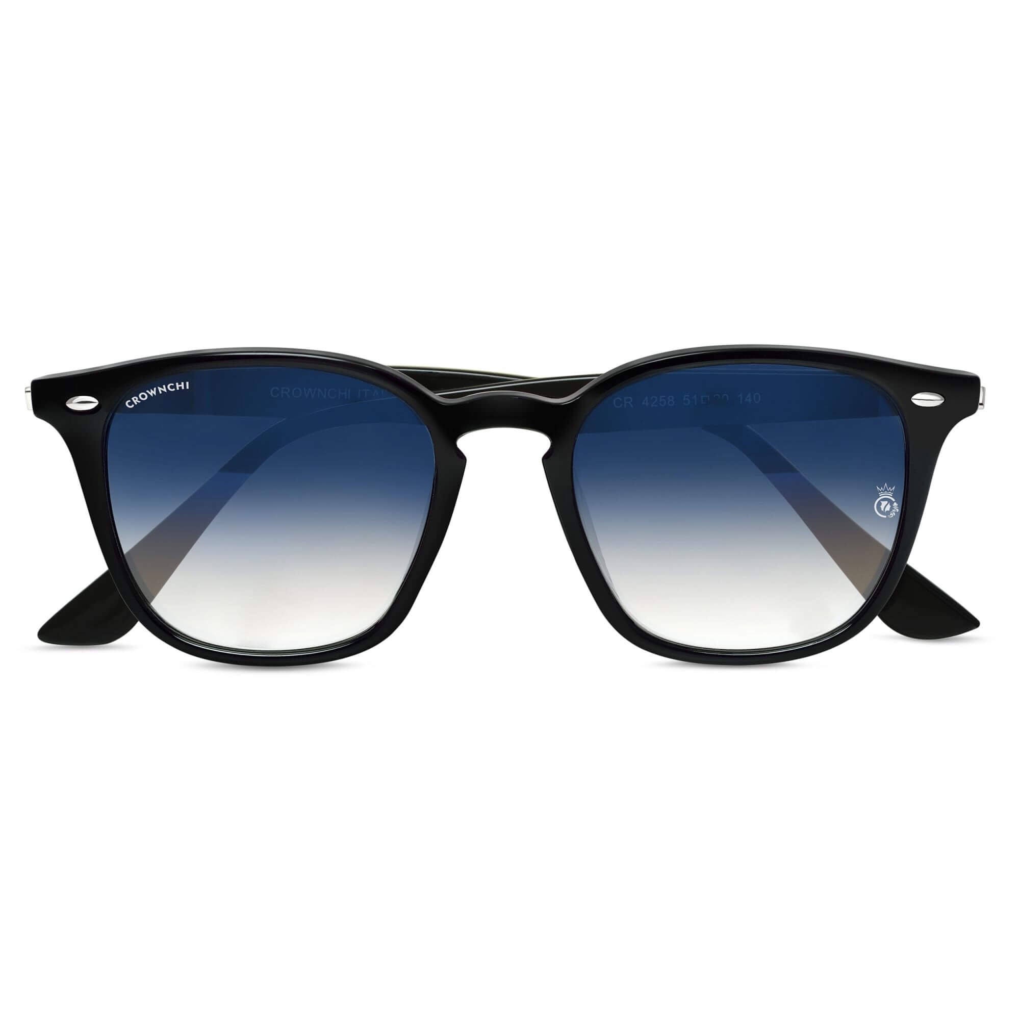 Asgard Black Blue Gradient Square Edition Sunglasses