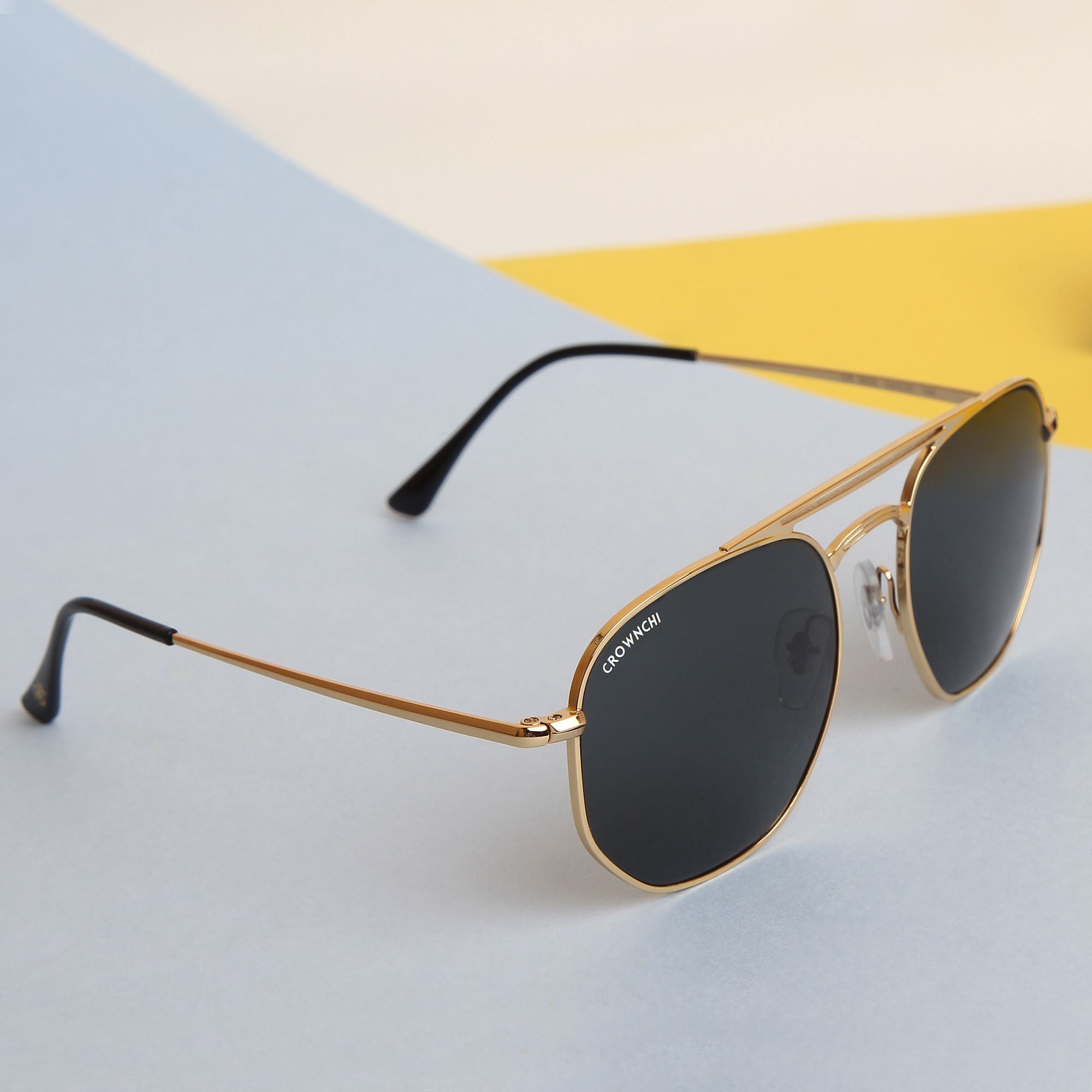 Moscow Gold Black Round Edition Sunglasses