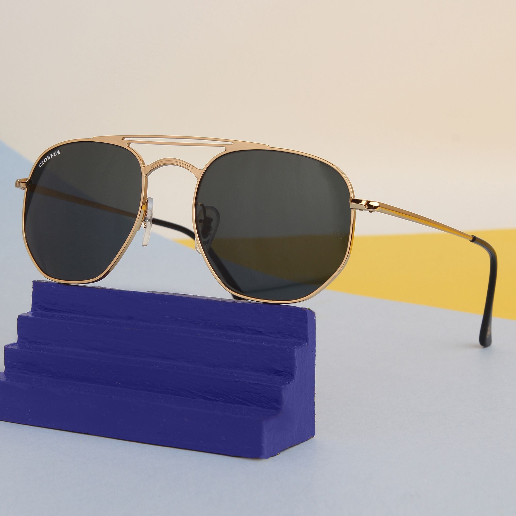 Moscow Gold Black Round Edition Sunglasses