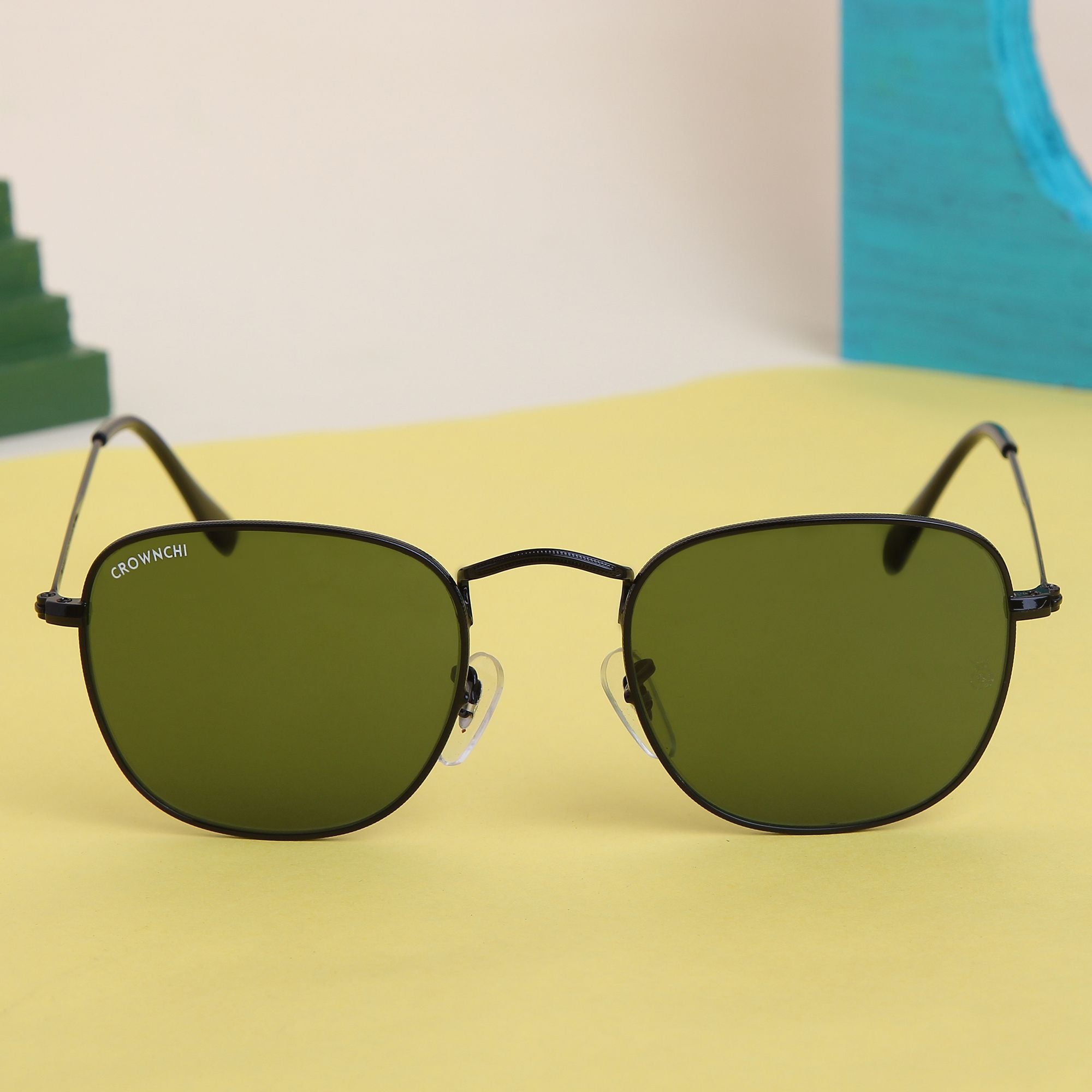 Lucas Black Green Round Edition Sunglasses