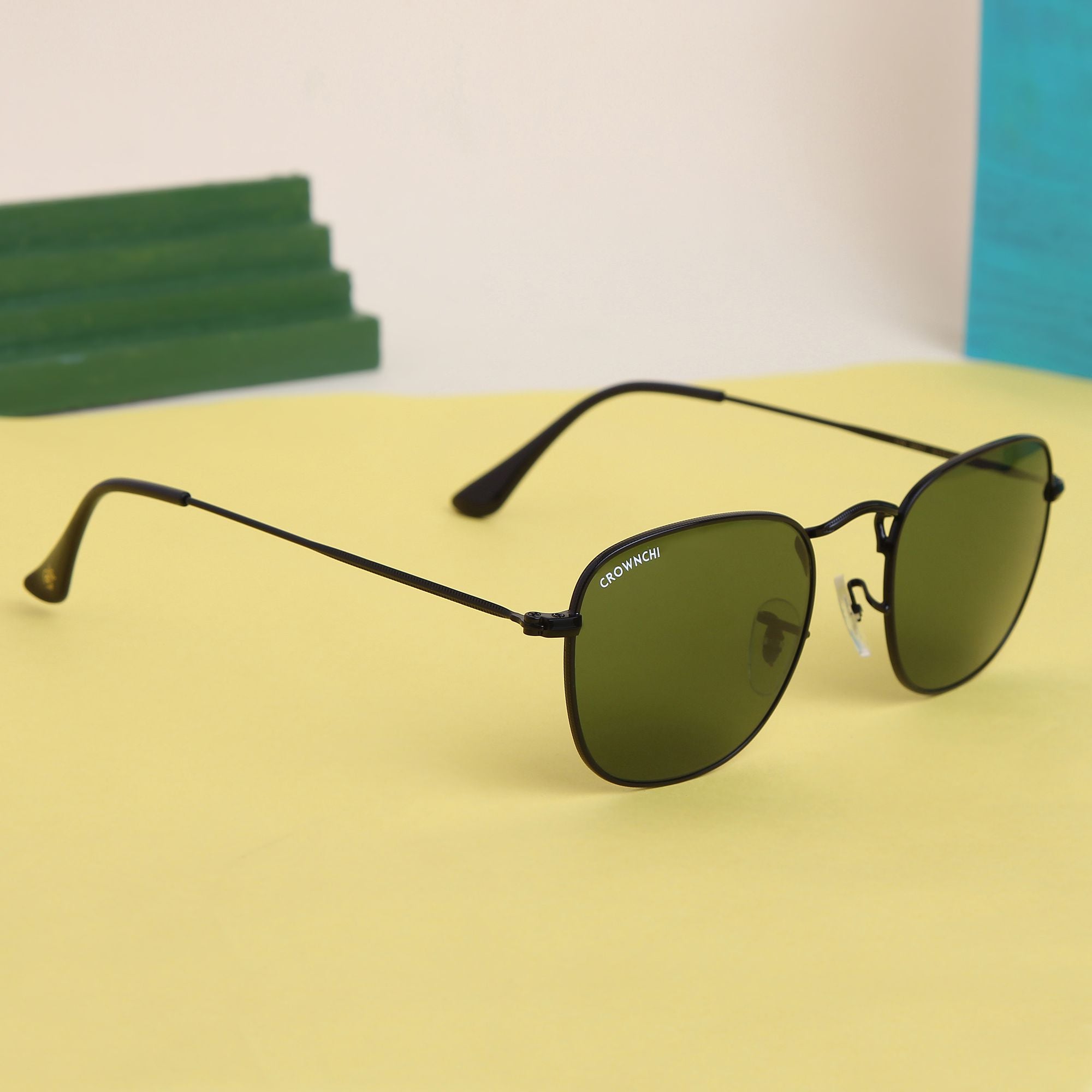 Lucas Black Green Round Edition Sunglasses