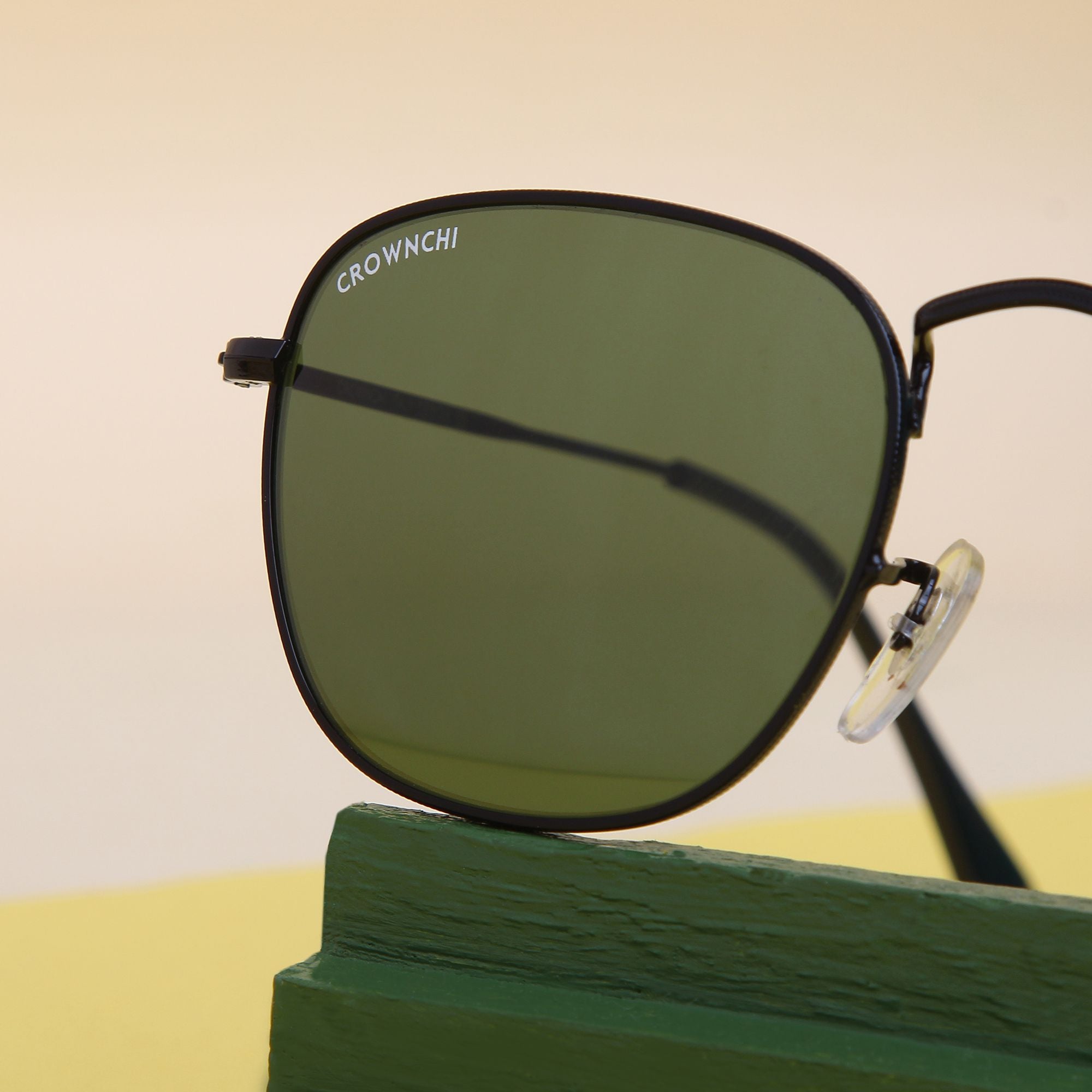 Lucas Black Green Round Edition Sunglasses
