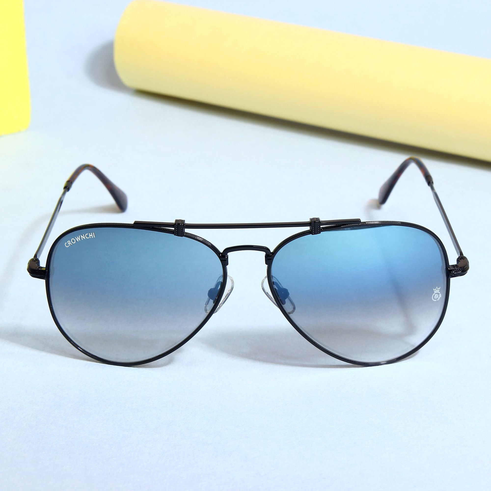 Wingman Black Blue Gradient Pilot Edition Sunglasses
