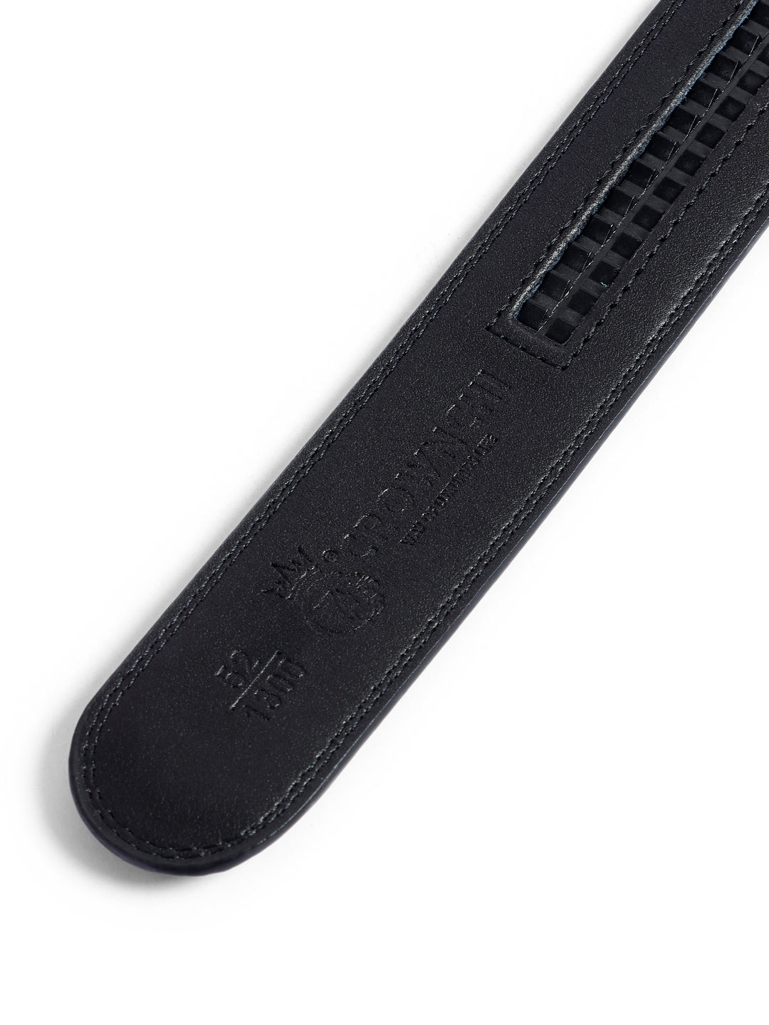 Manchester Black Premium Leather Belt for Men