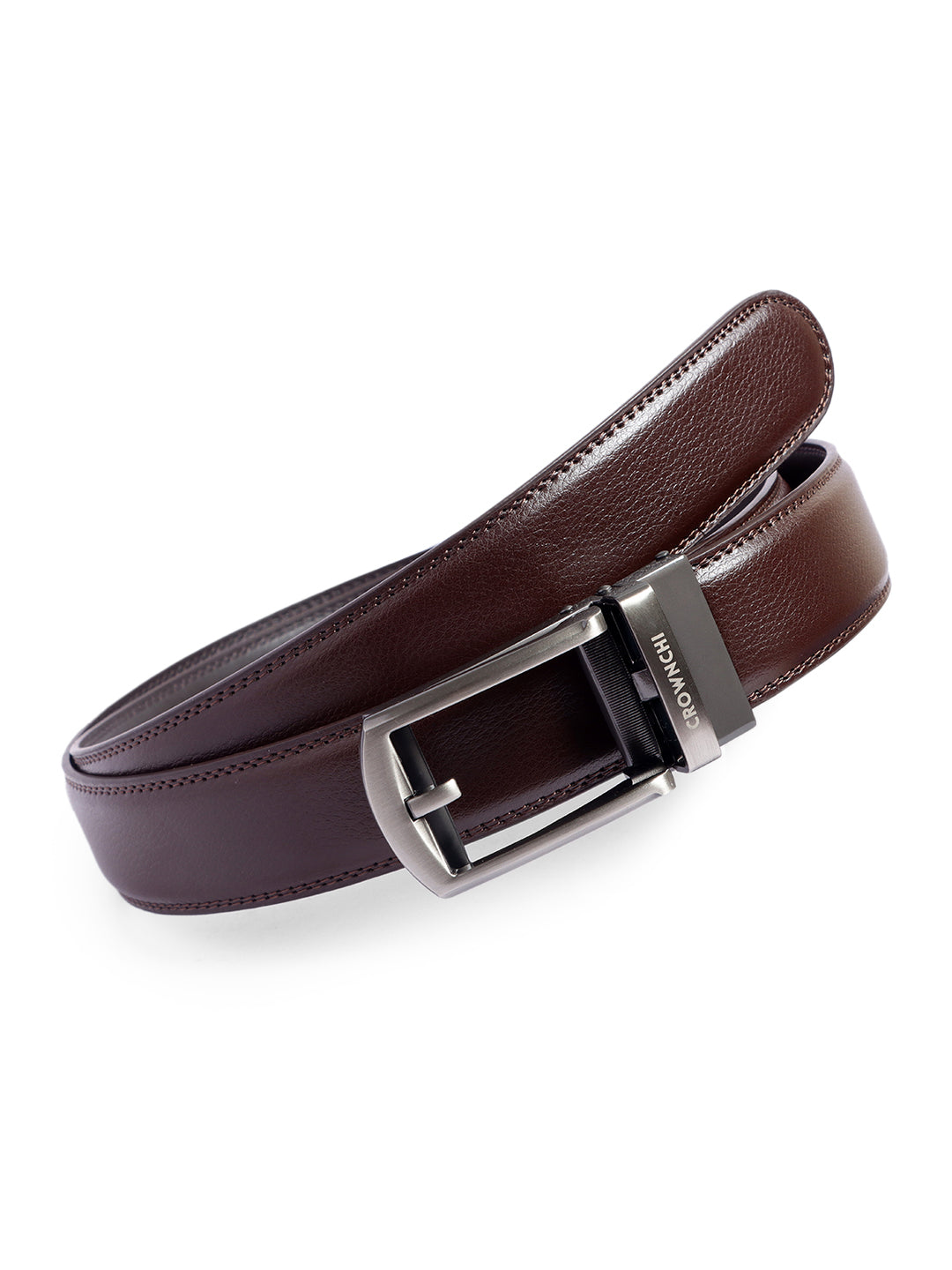 Manchester Gun Black Brown Premium Leather Belt for Men