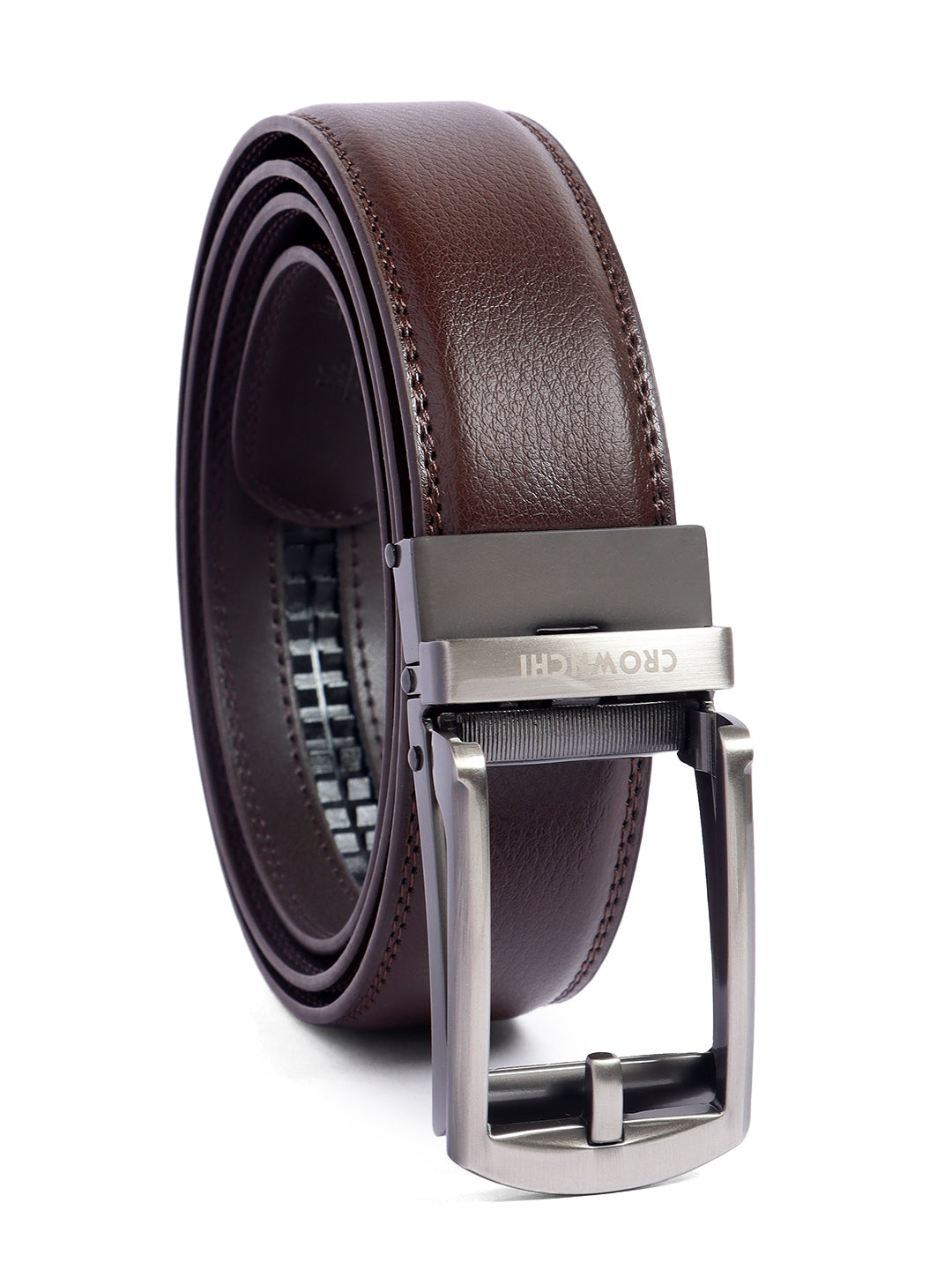 Manchester Gun Black Brown Premium Leather Belt for Men